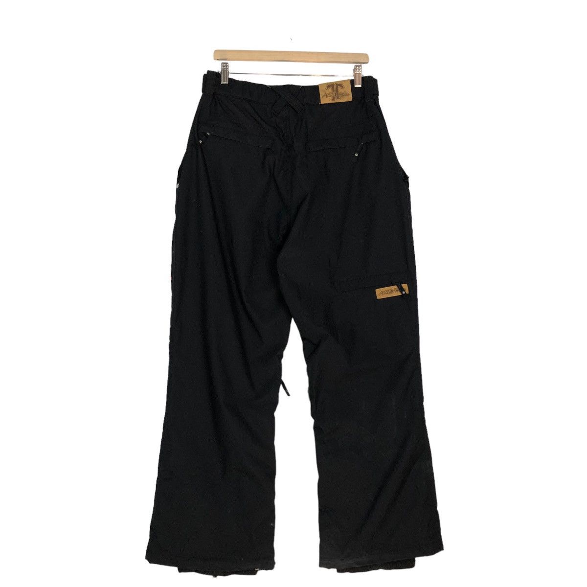 Japanese Brand 🔥OVERSIZED SKI PANTS PUNK DESIGN OVER PRINT Size US 31 - 6 Thumbnail
