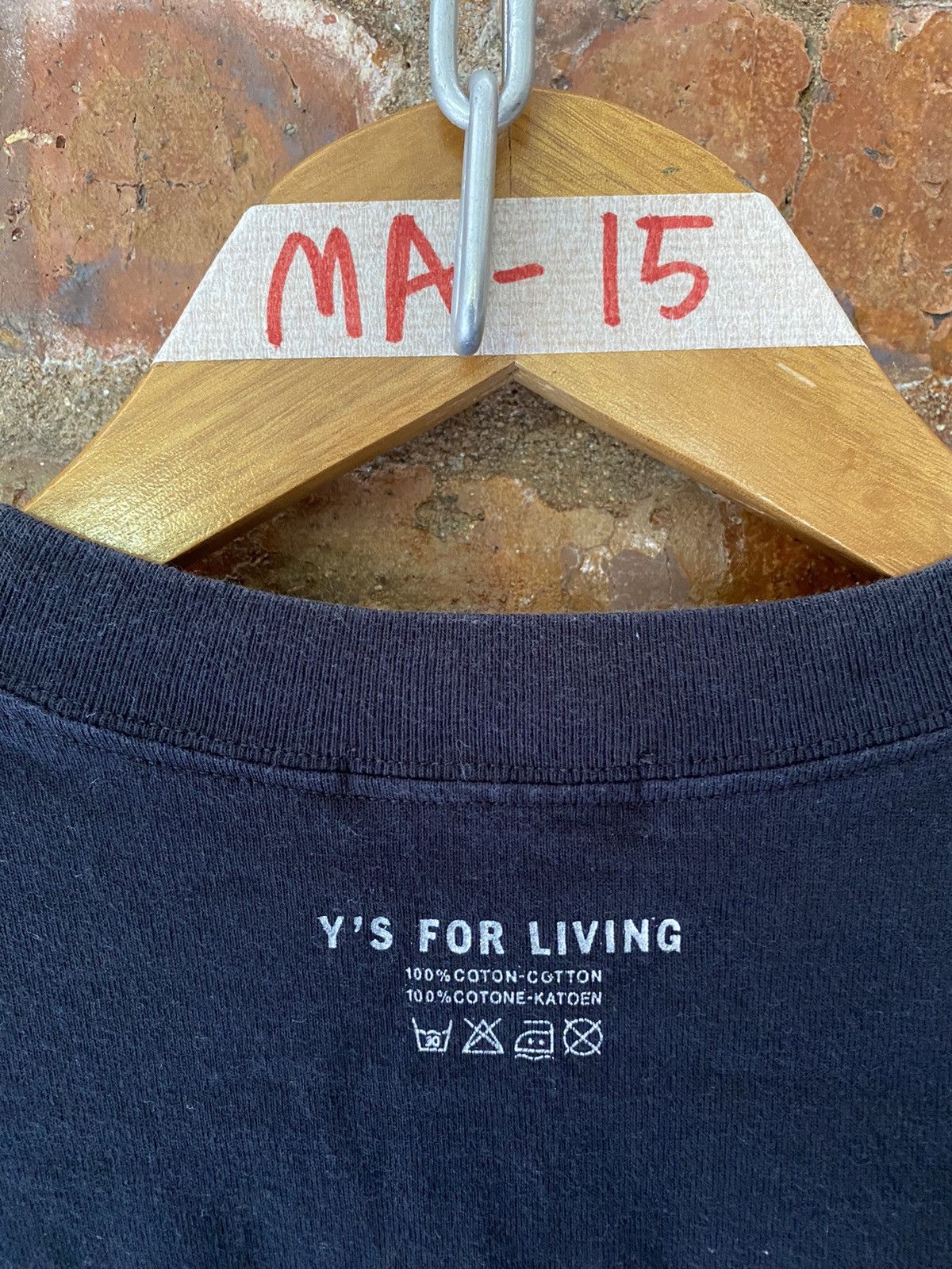 Y's 1990s Y’s Back wash tag logo tee Size US M / EU 48-50 / 2 - 7 Thumbnail