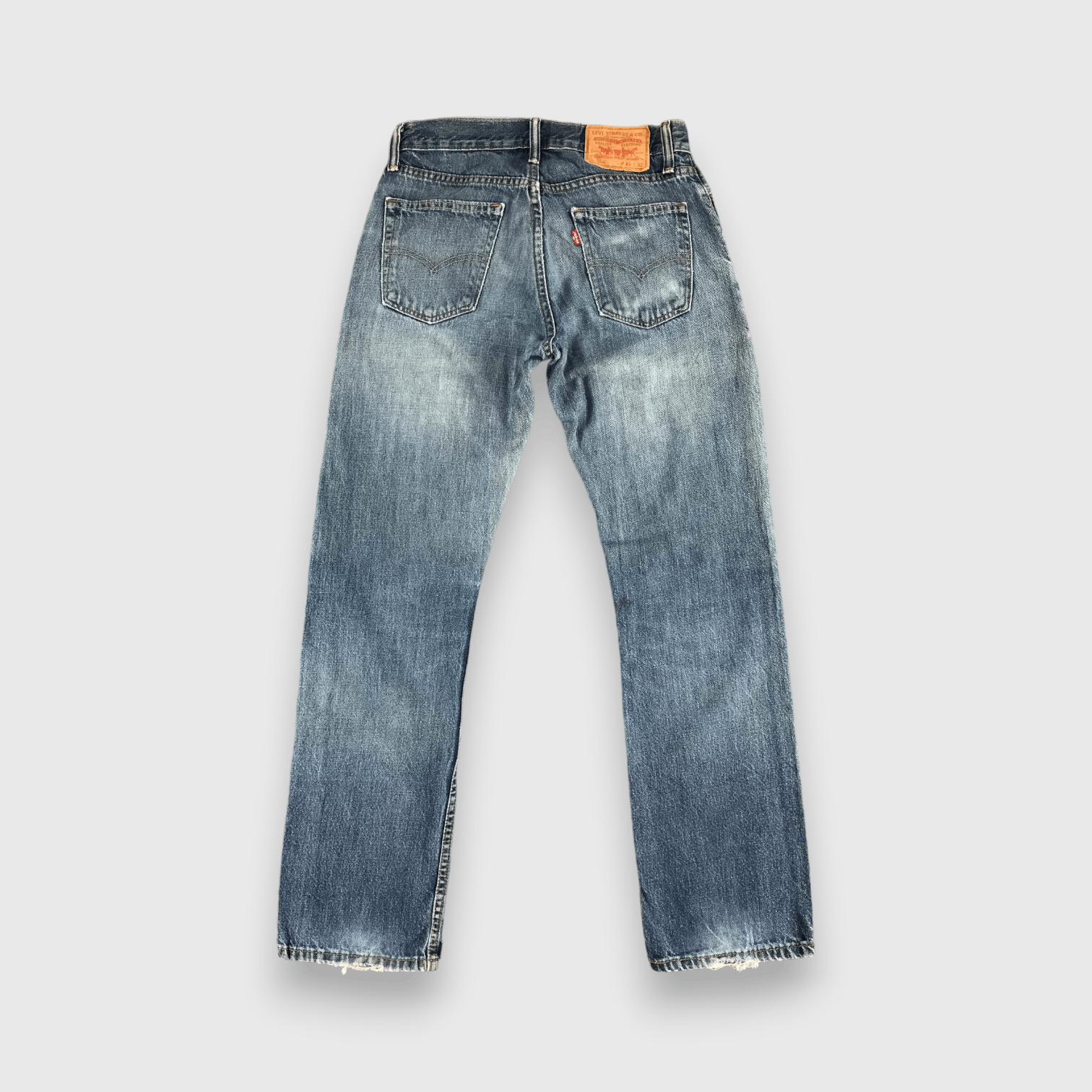 Levi's Distress Vintage Levis 514 Jeans Faded Blue Denim -J532 Size US 30 / EU 46 - 2 Thumbnail