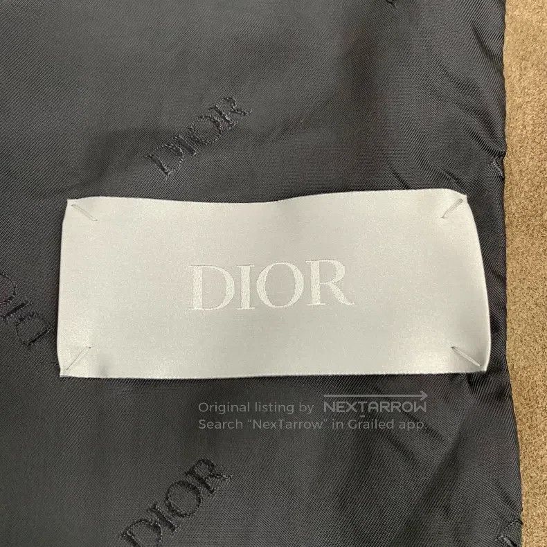Dior Dior Khaki cowhide lapel single-breasted long-sleeved jack Size US M / EU 48-50 / 2 - 5 Thumbnail