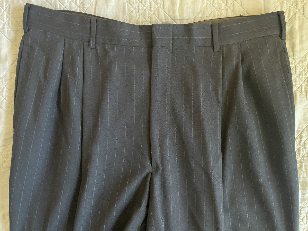 Brooks Brothers Brooksease Pinstripe Wool Suit Size 44R - 13 Thumbnail