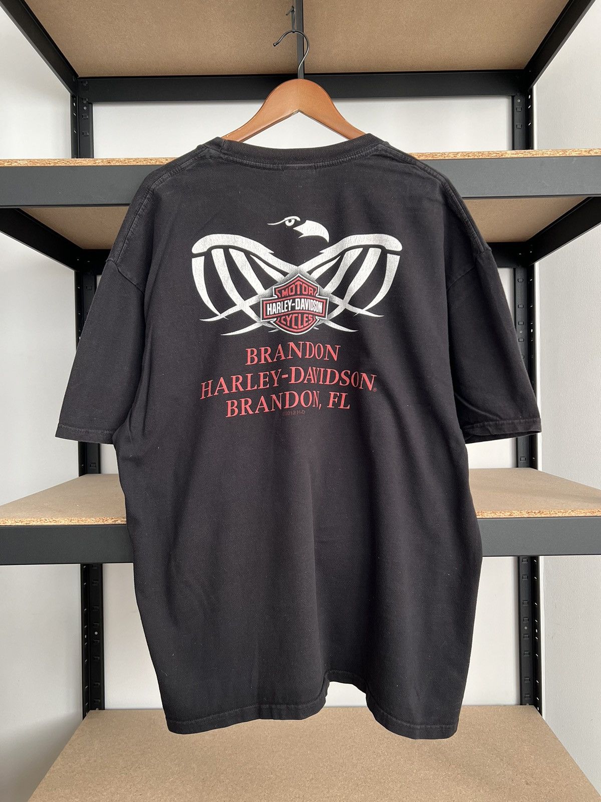 Harley Davidson Vintage 2012 Harley Davidson Sexy Girl Ride with Pride Tee Size US XXL / EU 58 / 5 - 2 Thumbnail