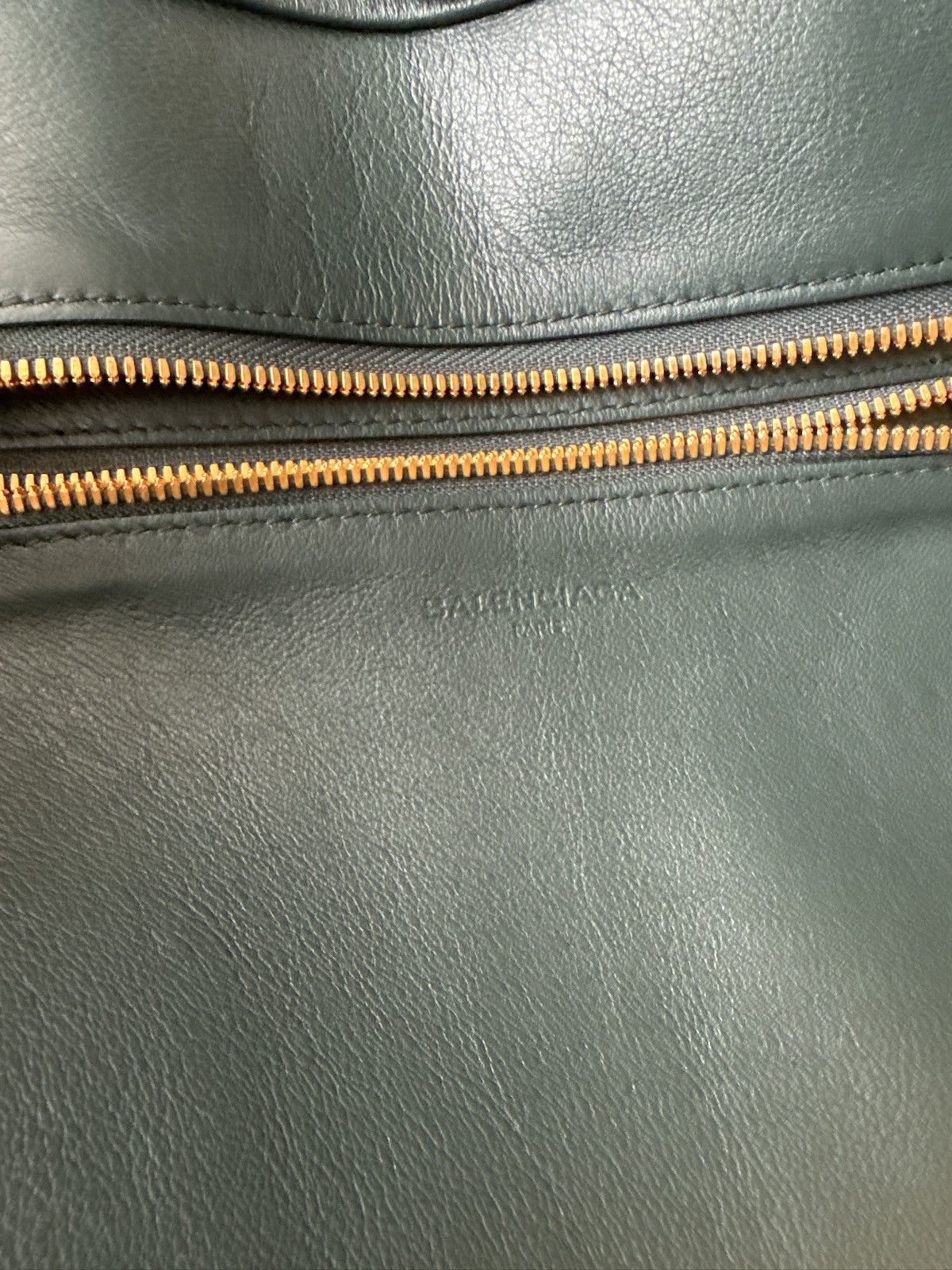 Balenciaga Balenciaga Large Leather Tote Bag Dark Green With Dust Bag Size ONE SIZE - 9 Thumbnail
