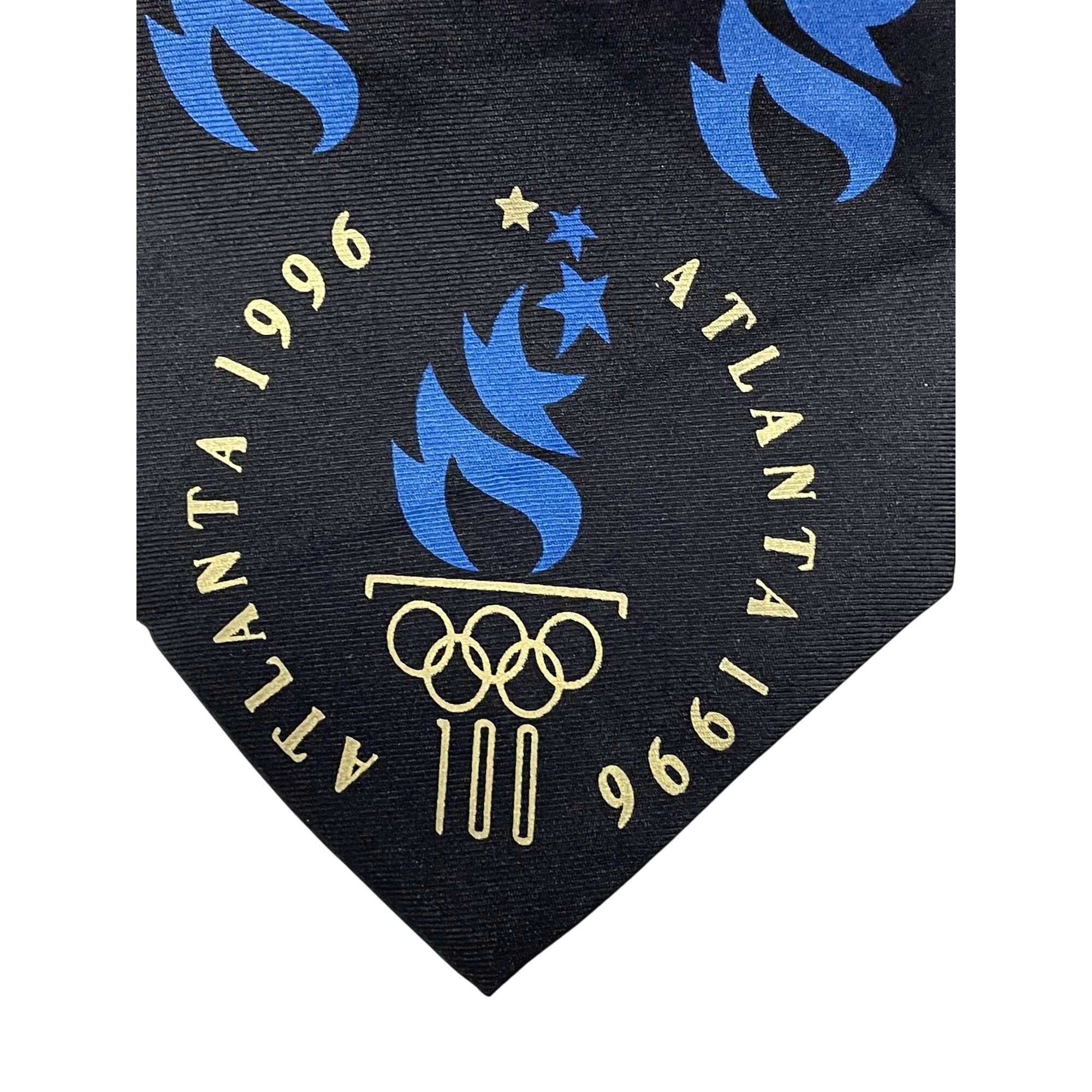 Perry Ellis 1996 Atlanta Olympic Games Collection SILK SPORTS Necktie Size ONE SIZE - 3 Thumbnail
