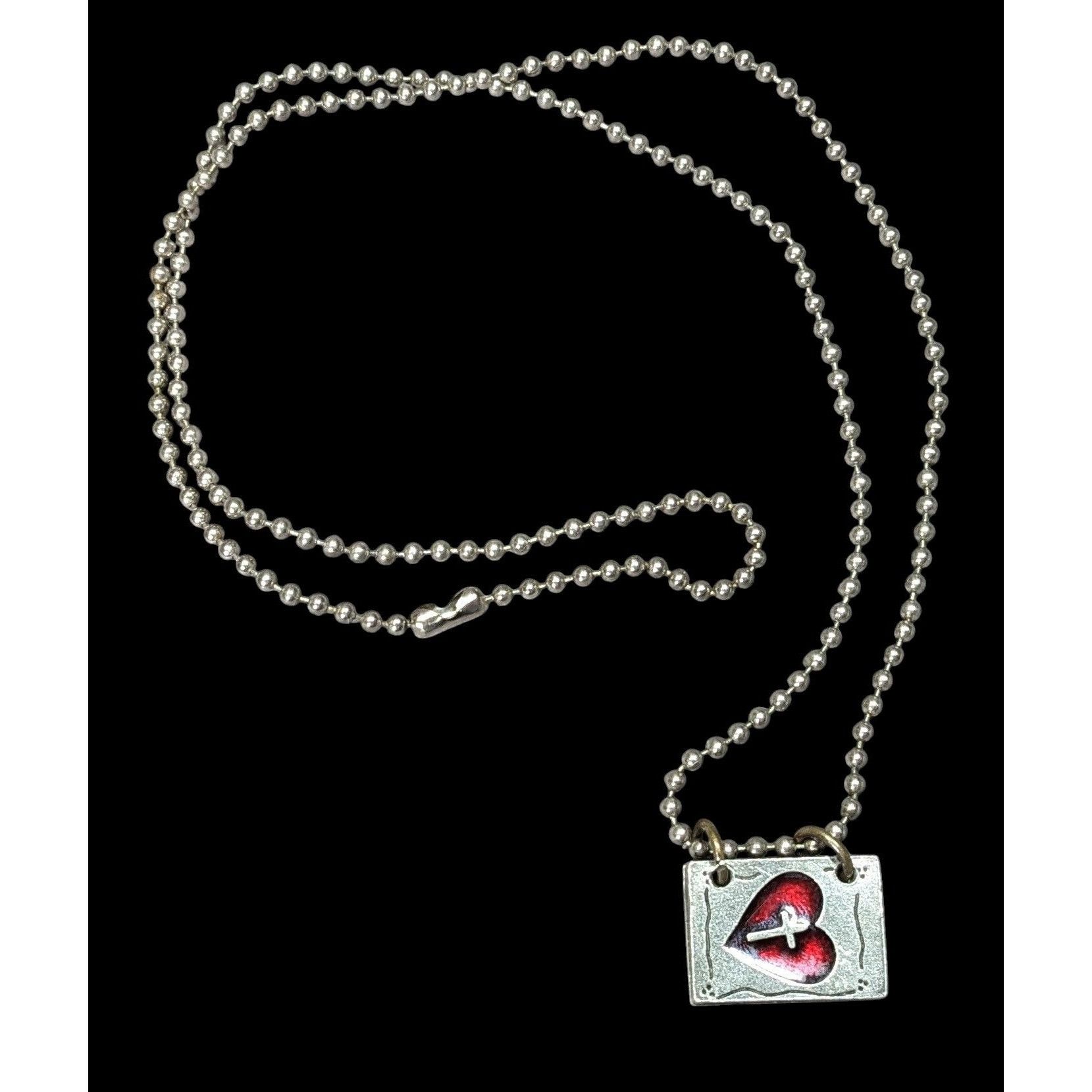 Other Religious Opening Book Heart Jesus Loves You Pendant Necklac Size ONE SIZE - 1 Thumbnail