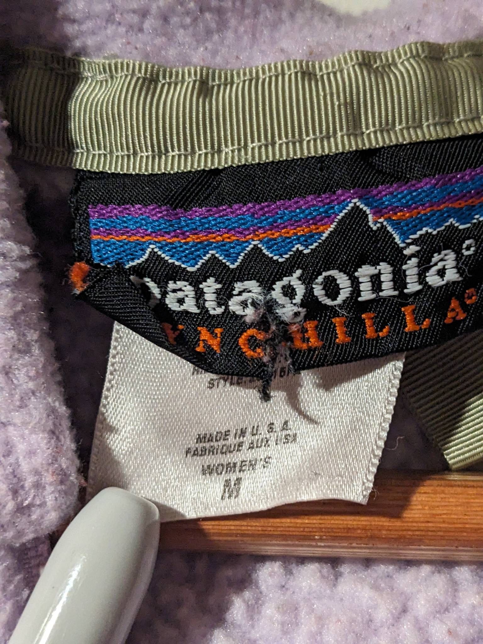 Designer × Patagonia Patagonia Synchilla Woman's Medium Fleece Full Zip Hoodie Size M / US 6-8 / IT 42-44 - 2 Thumbnail
