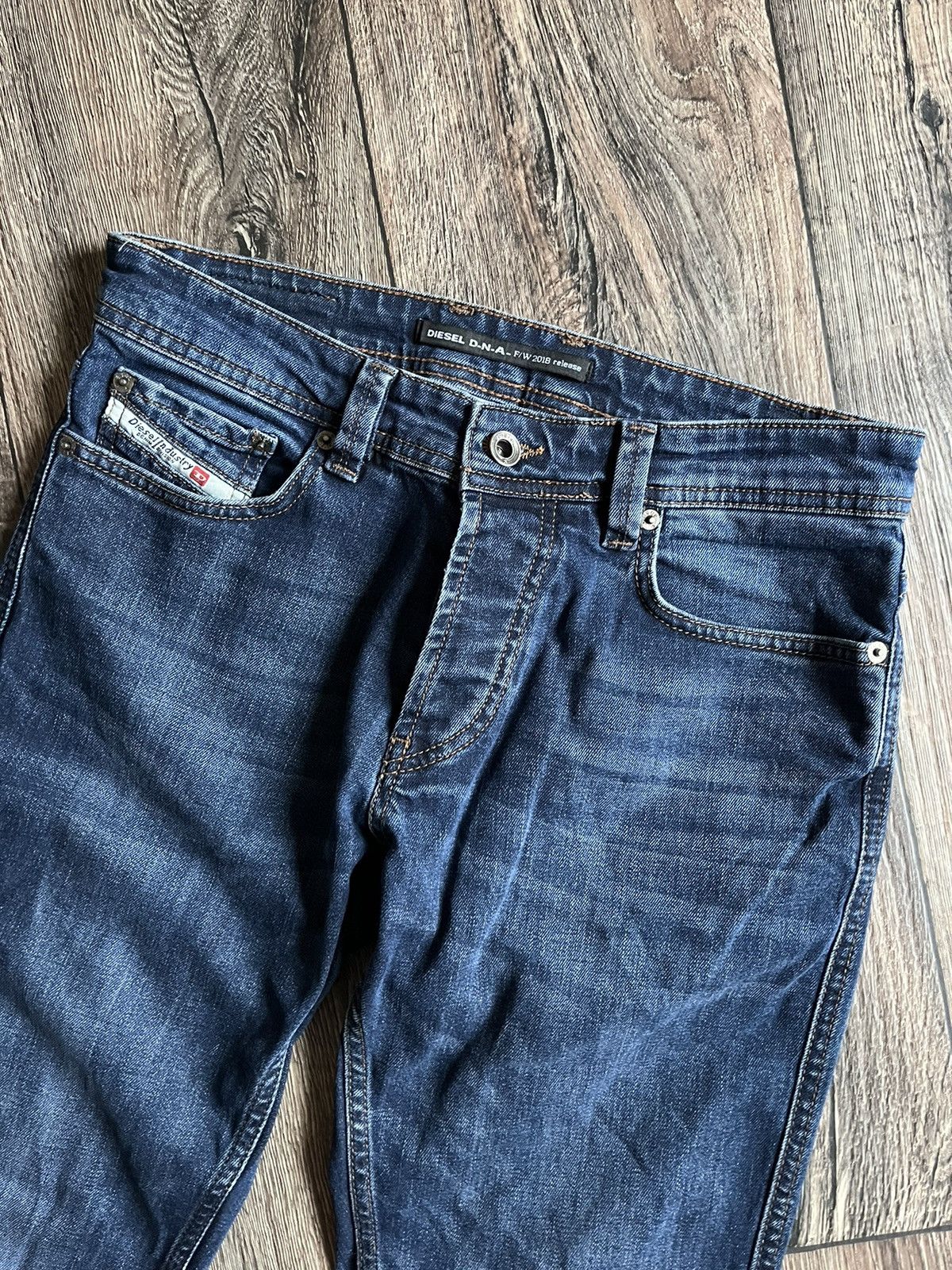DNA × Diesel Diesel D.N.A F/W 2018 Slim Fit Denim Jeans Made in Italy Size US 32 / EU 48 - 4 Thumbnail