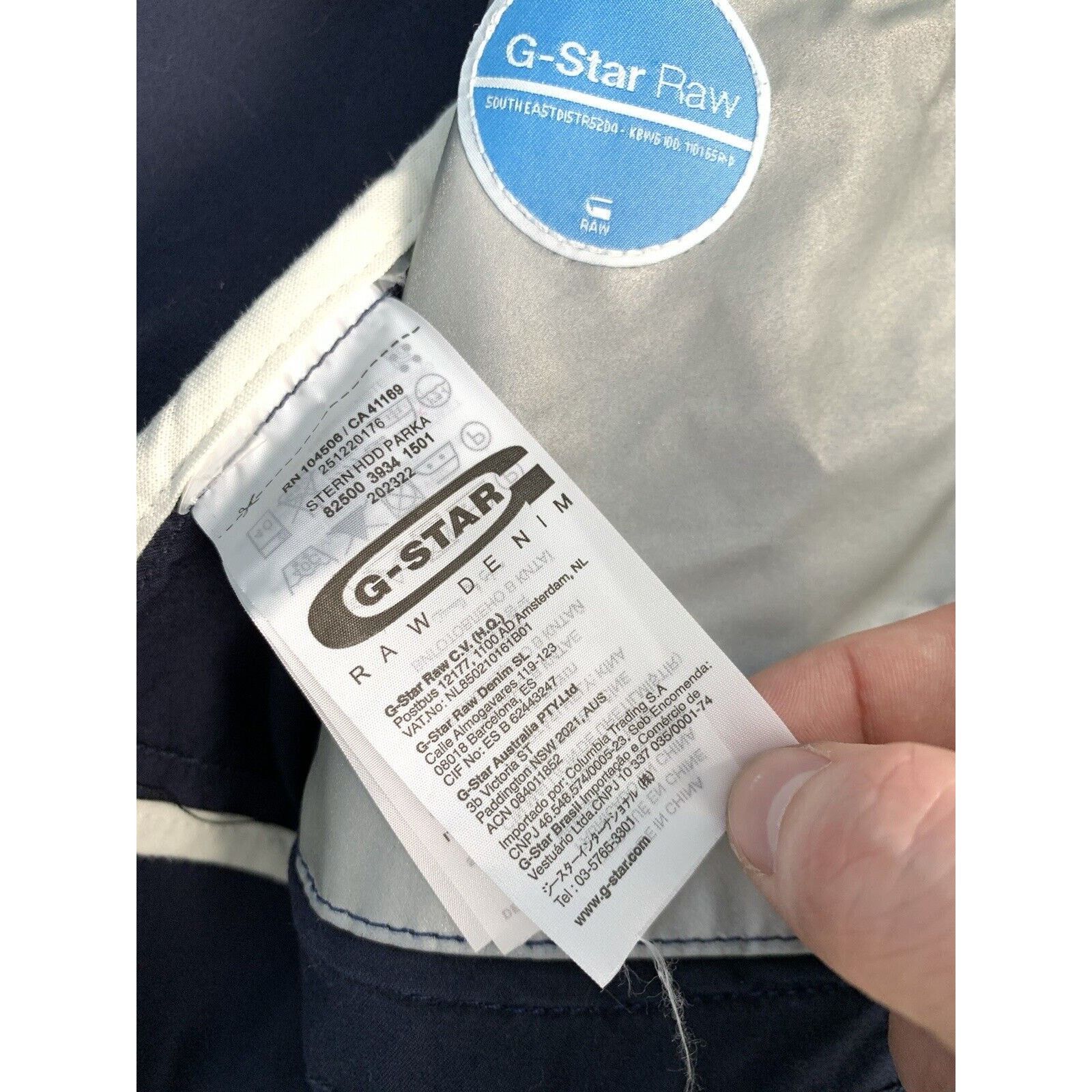 G-Star Men's G-STAR Raw STERN HDD Overshirt Coat Jacket SZ S EU 46 Size US S / EU 44-46 / 1 - 24 Thumbnail
