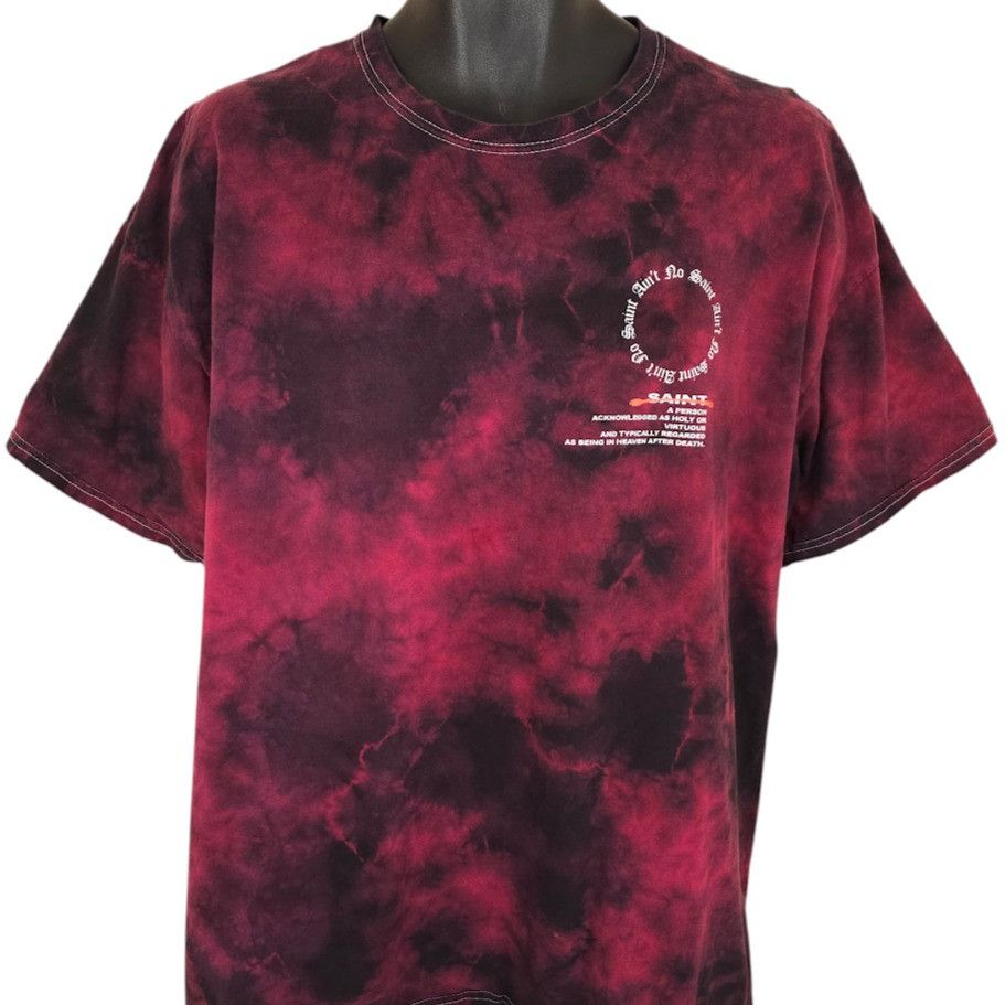 Other Aint No Saint T Shirt Mens Size XL Red Flowers Floral Angel Size US XL / EU 56 / 4 - 2 Thumbnail