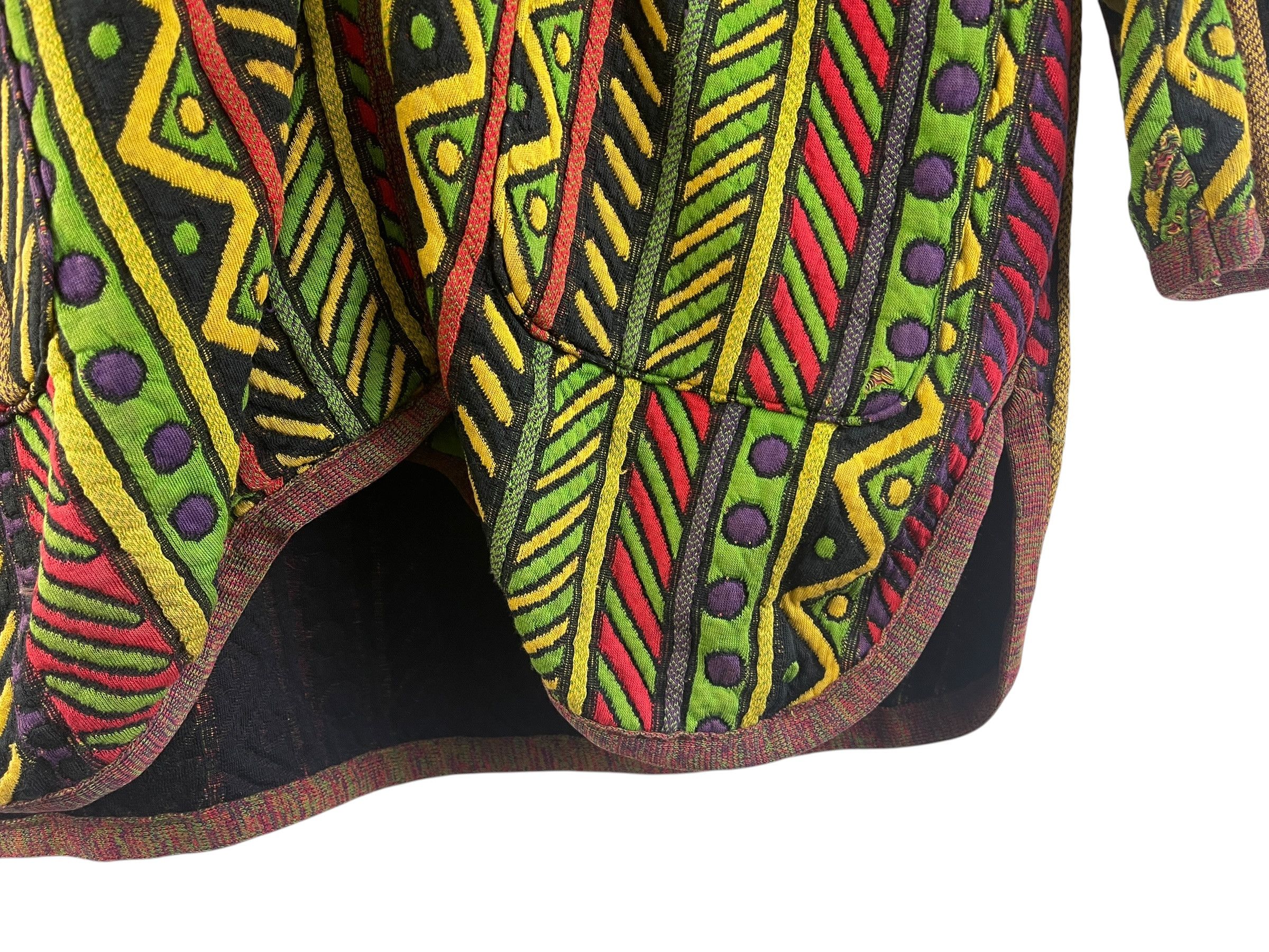 Missoni Missoni Intimo Multicolor Tribal Jacquard Knit Cardigan Size L / US 10 / IT 46 - 14 Thumbnail