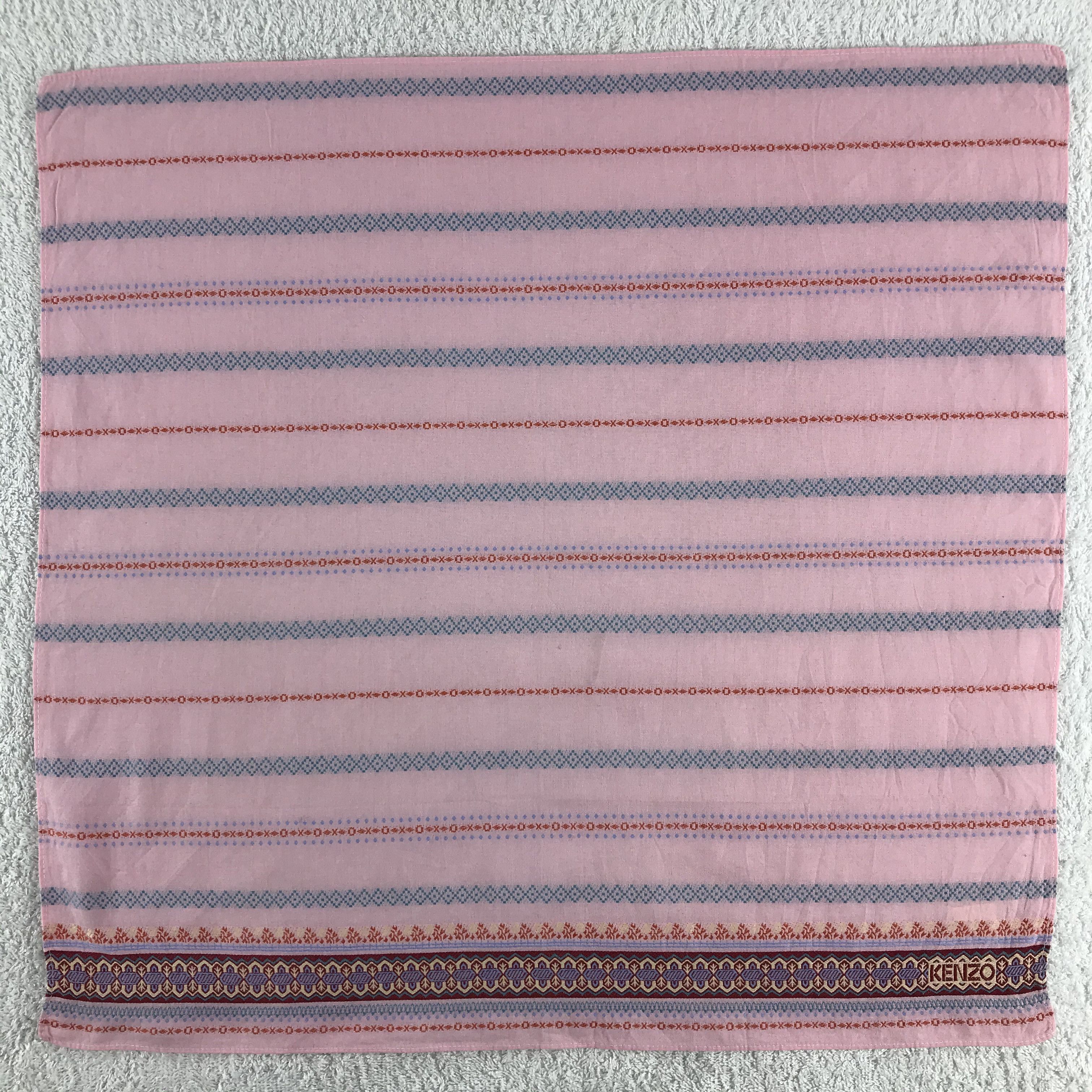 Kenzo × Vintage Kenzo Bandana / Handkerchief / Neckerchief - S318 Size ONE SIZE - 1 Thumbnail