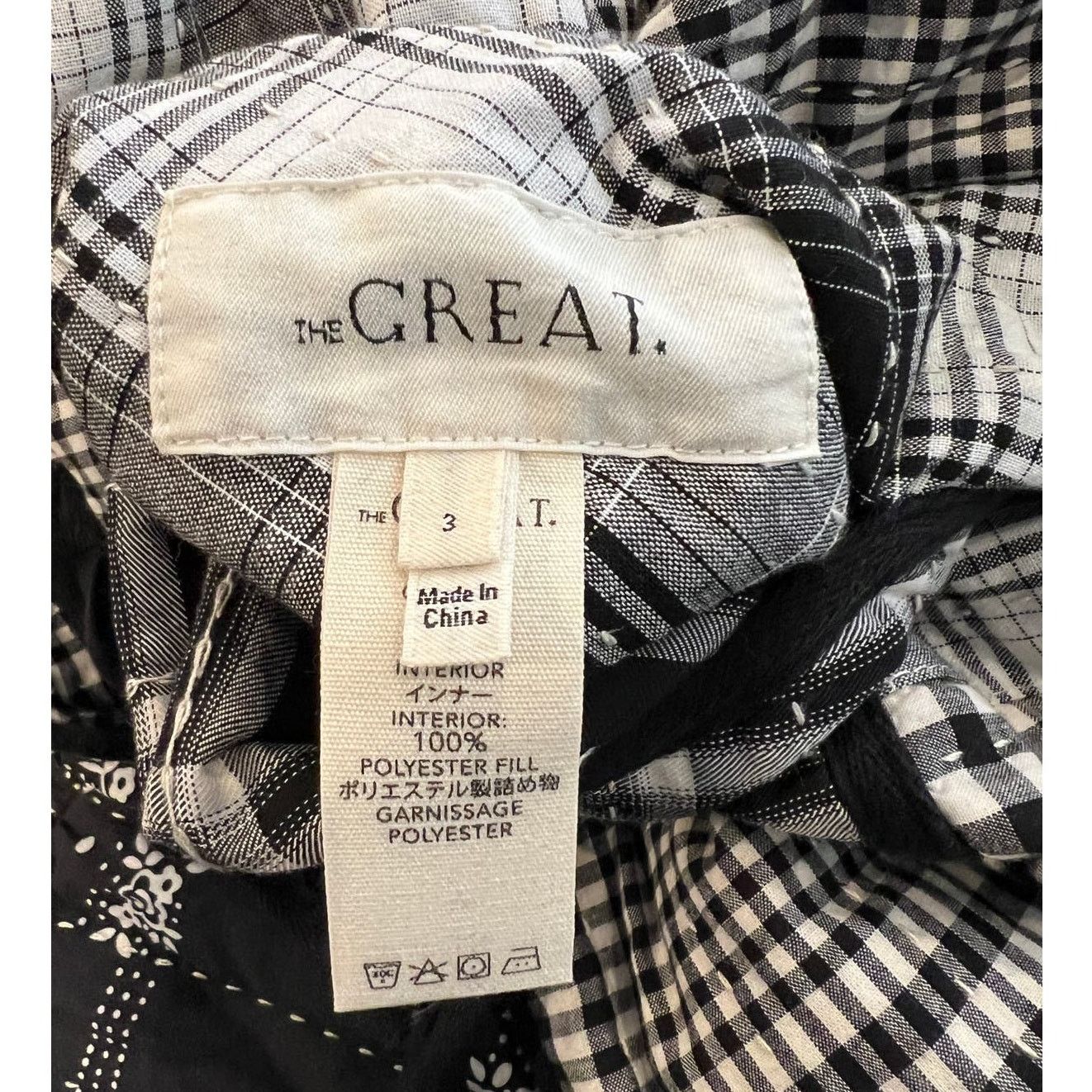 THE GREAT THE GREAT. The Reversible Quilted Jacket (3/Large) Size L / US 10 / IT 46 - 16 Thumbnail