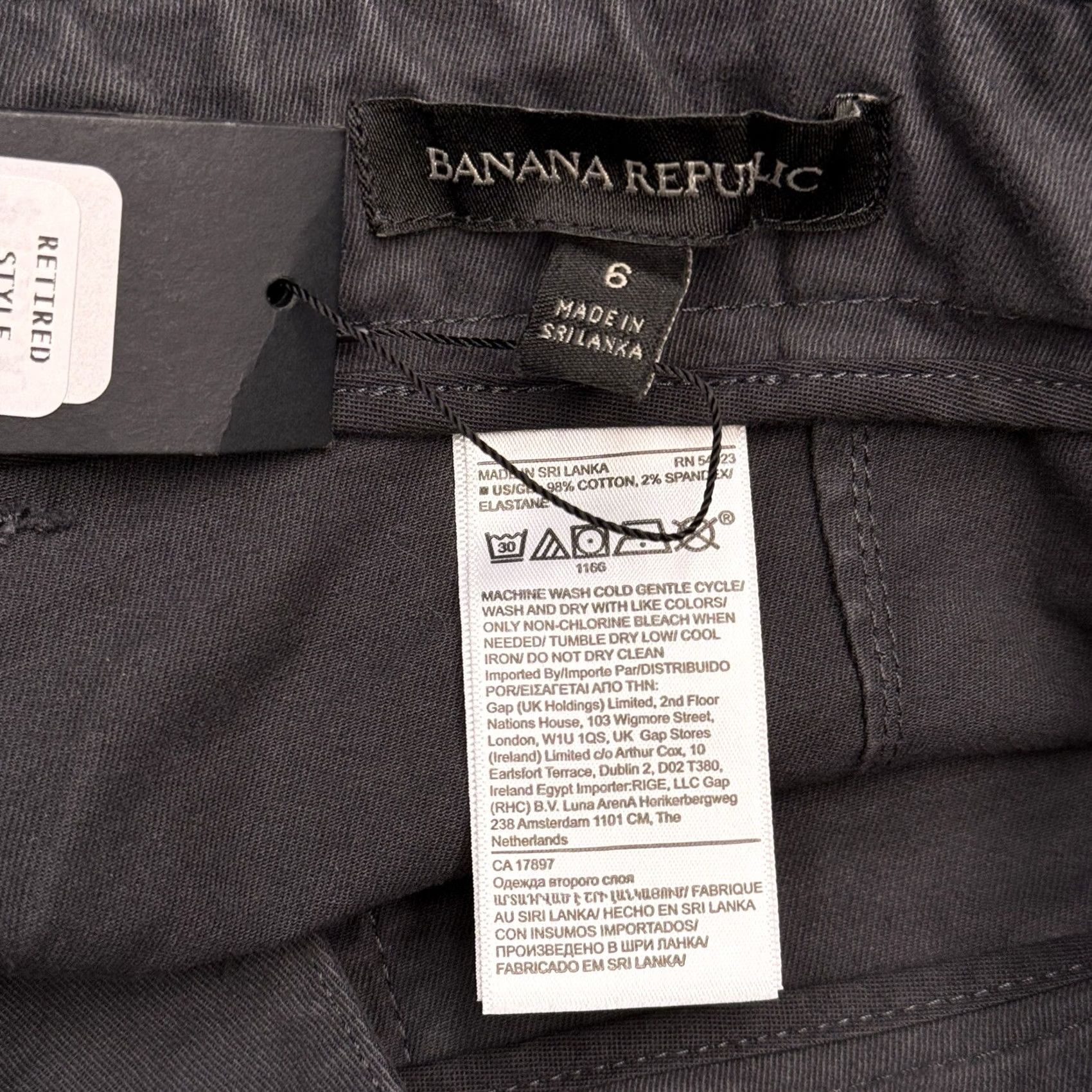 Banana Republic Banana Republic Jeans Womens 6R Gray High Rise Stretch Denim Slim 5 Pocket Zip Inseam 27.5in Ankle Modern Version: Slim Fit, Regular Size 6 Womens Size 28" / US 6 / IT 42 - 6 Thumbnail