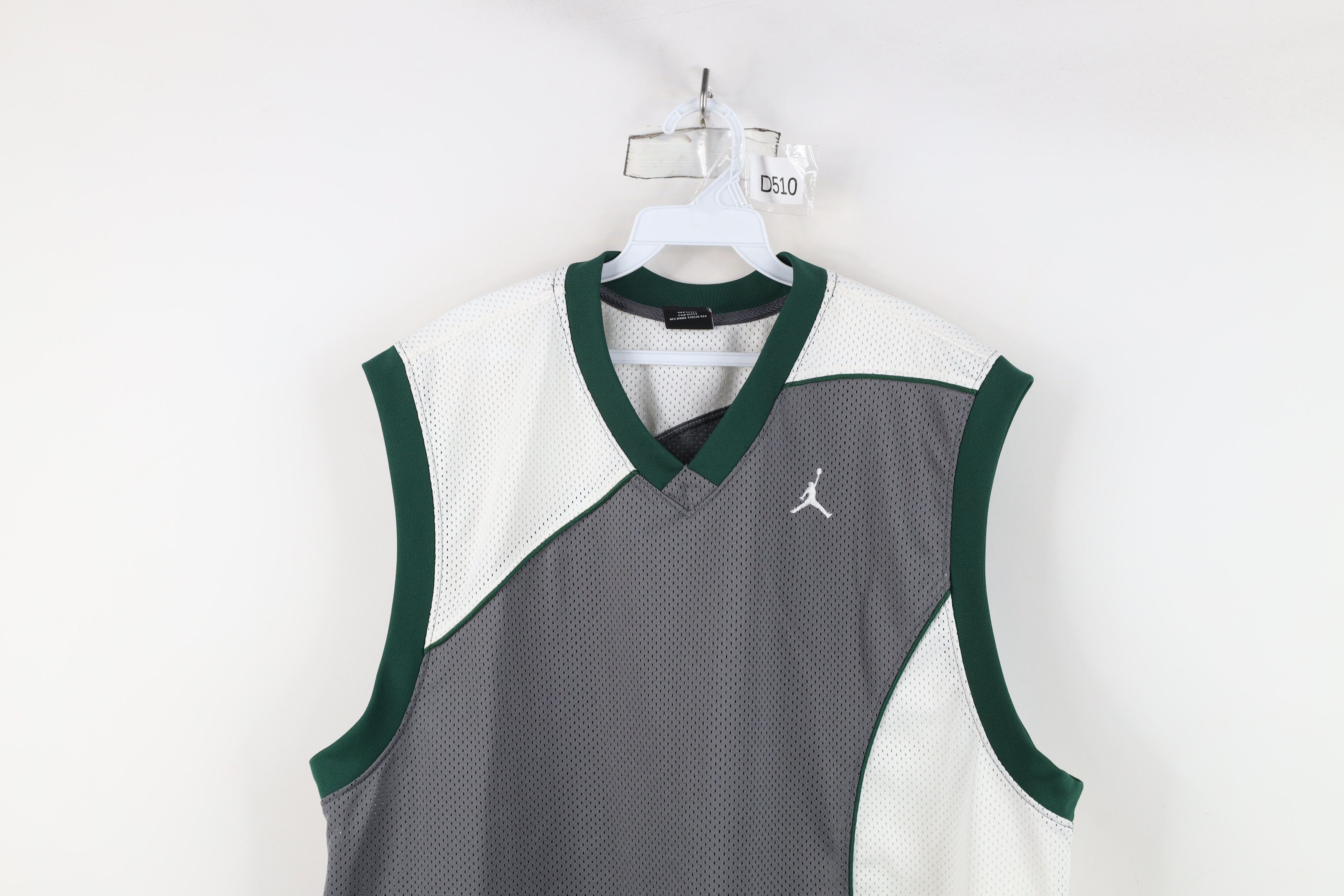 Nike × Vintage Vintage Nike Air Jordan Mesh Basketball Jersey #23 Size US L / EU 52-54 / 3 - 2 Thumbnail