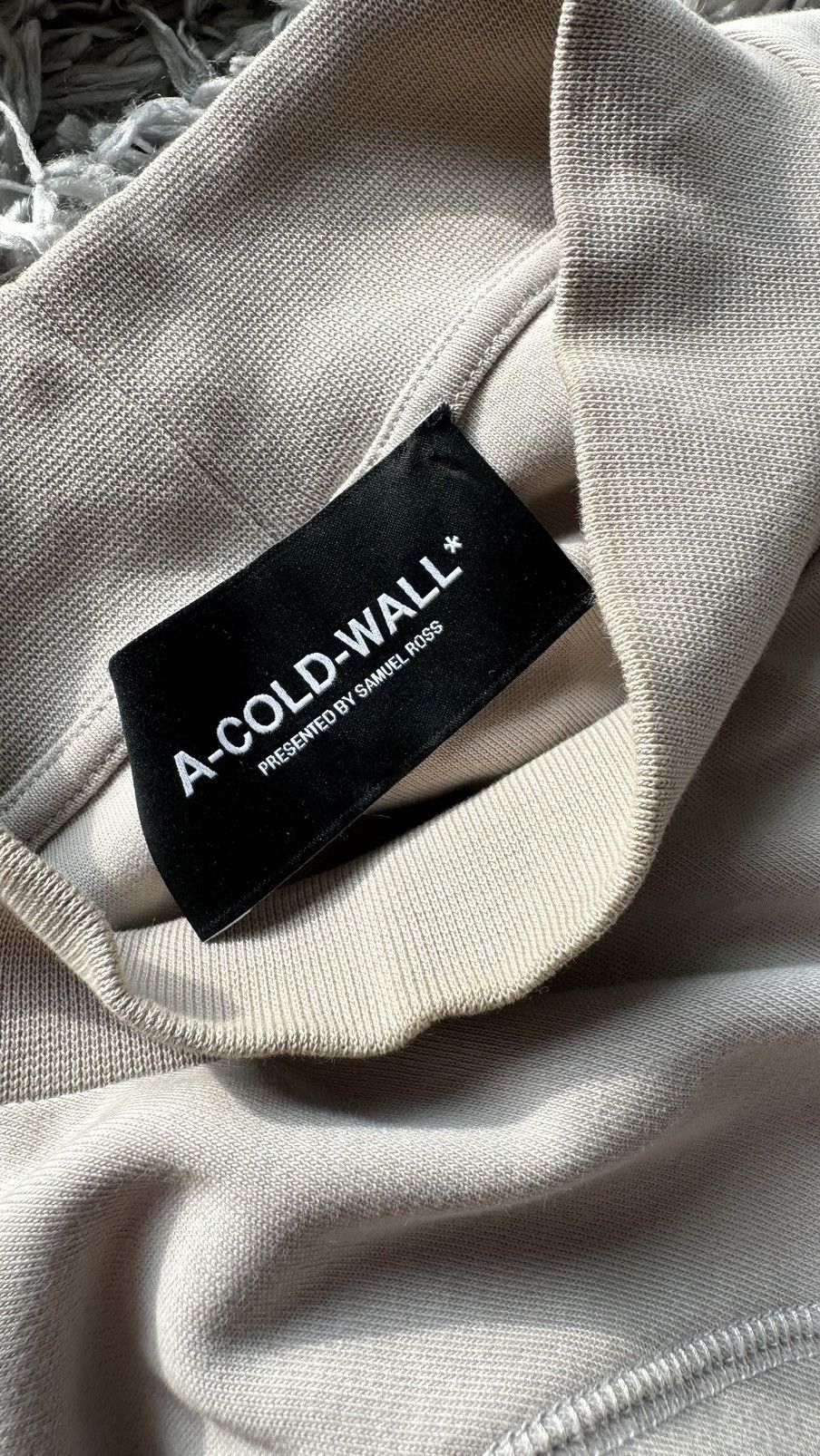 A-COLD-WALL* A-COLD-WALL Taupe Oversized Sweatshirt Size US M / EU 48-50 / 2 - 8 Thumbnail