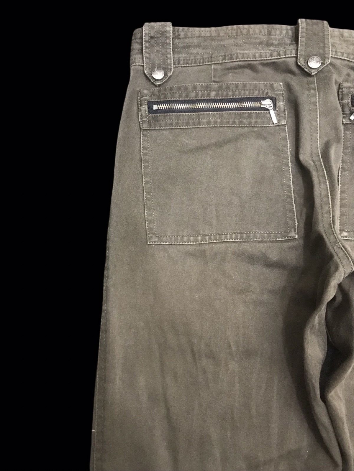 Japanese Brand 💥BAGGY💥ARCHIVAL SHELLAC MULTIPOCKETS ZIPPER PANT F426 Size US 34 / EU 50 - 13 Thumbnail