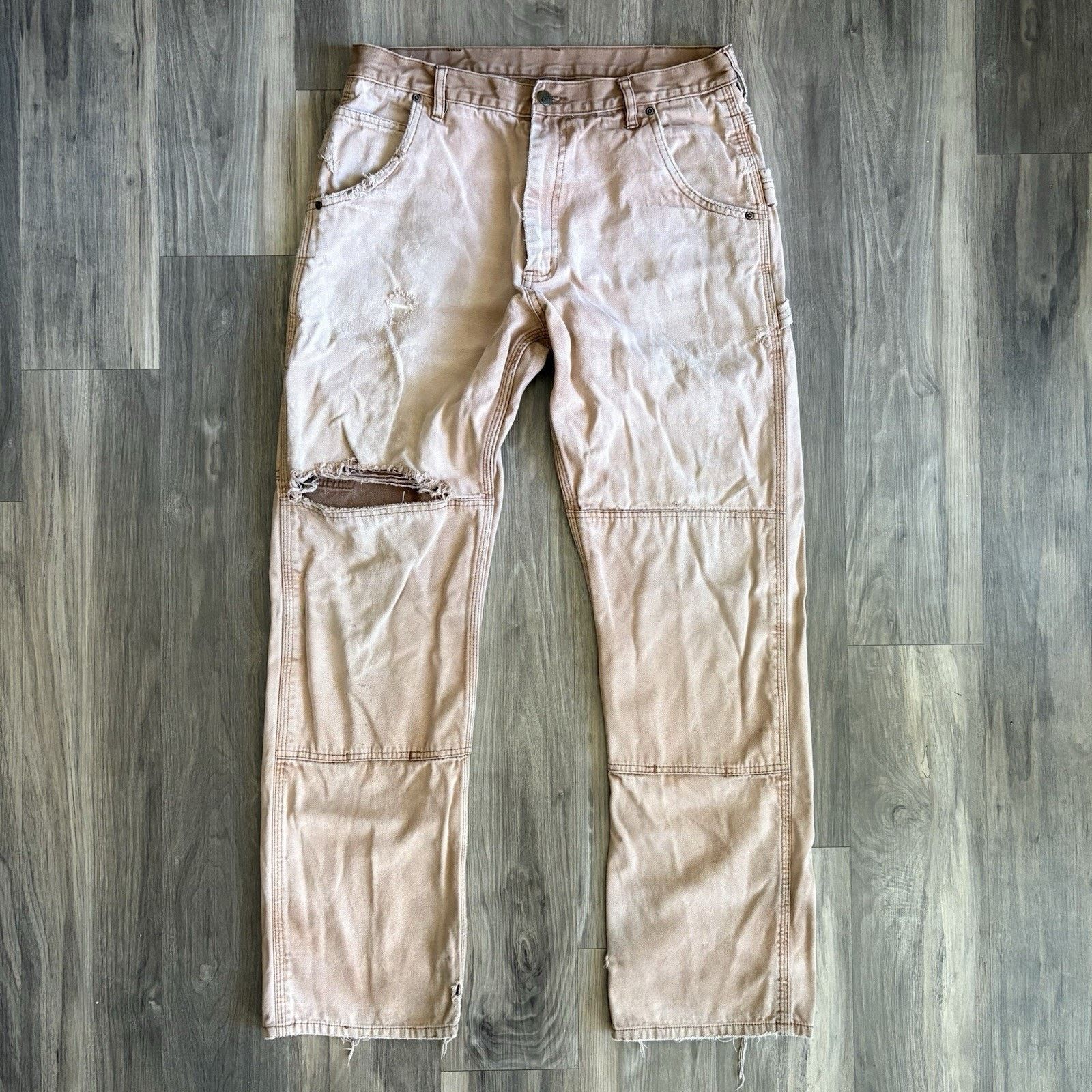 Vintage Vintage Key Carpenter Double Knee Pants Size 34x32 Size US 34 / EU 50 - 1 Thumbnail