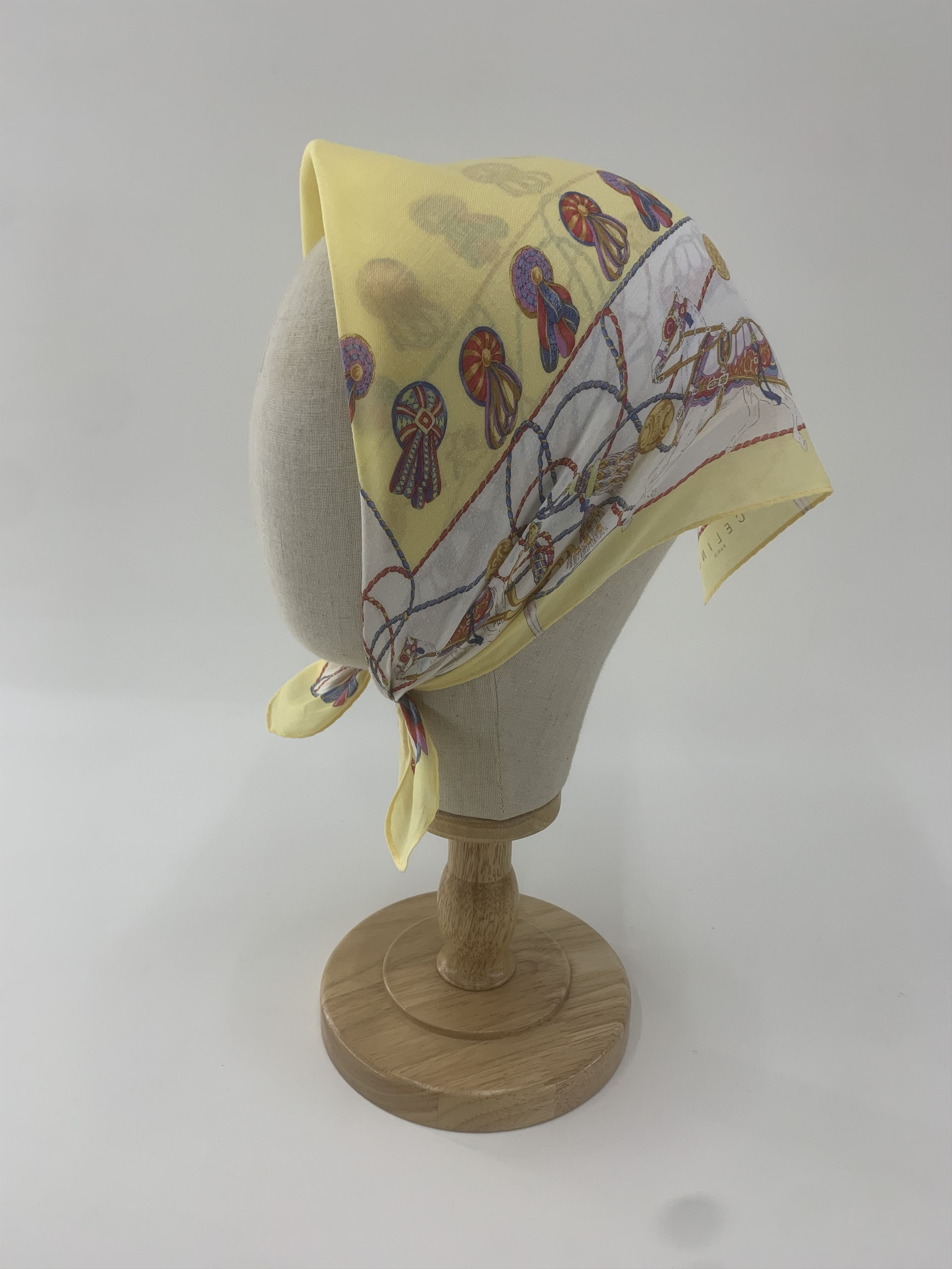Celine Celine Handkerchief Bandana Neckerchief Pocket Square Size ONE SIZE - 3 Thumbnail