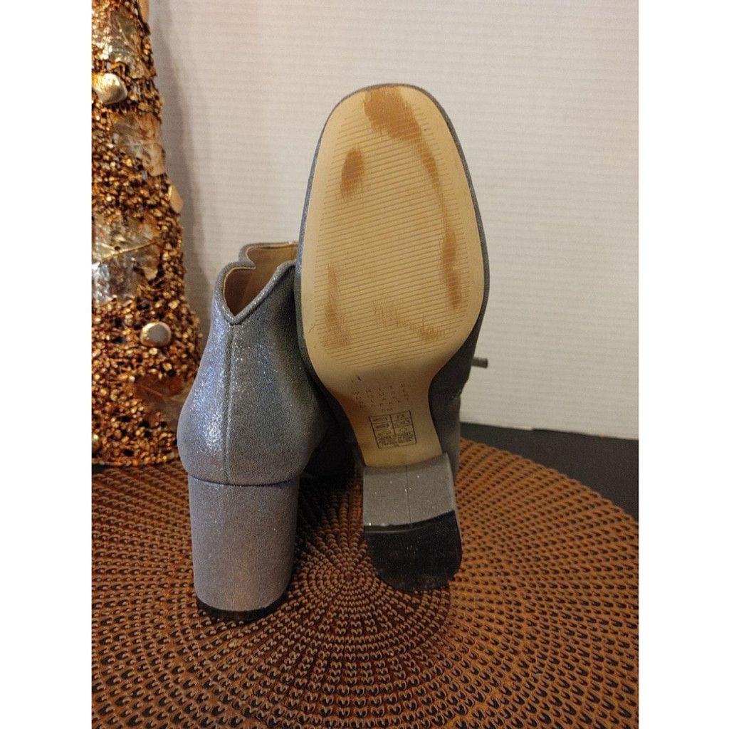 White House Black Market White House Black Market Harper Silver Booties Size 9 Size US 9 / IT 39 - 6 Thumbnail