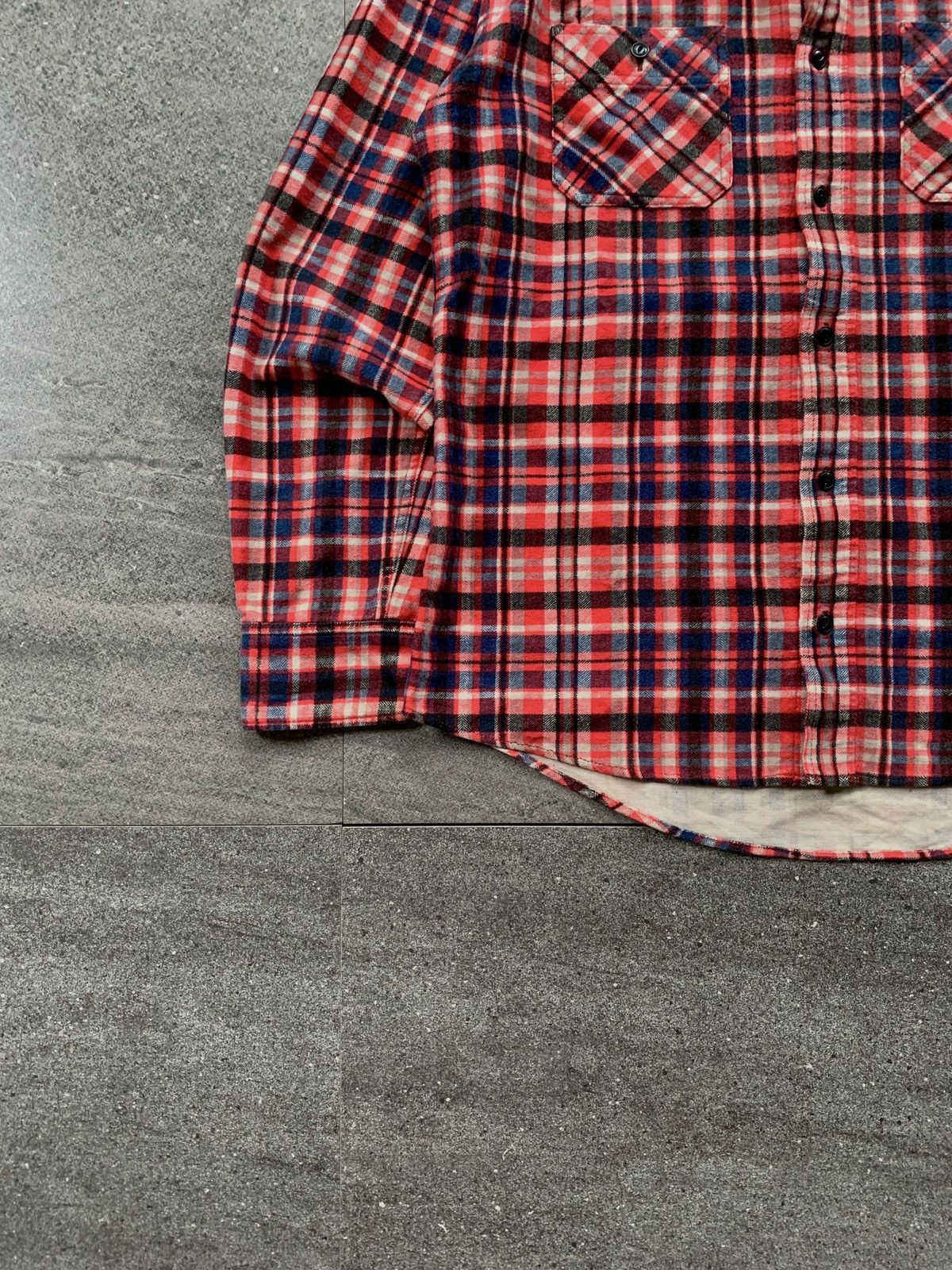 Visvim FREE TAX! 2000s Thick Plaid Flannel Shirt Size US M / EU 48-50 / 2 - 4 Thumbnail