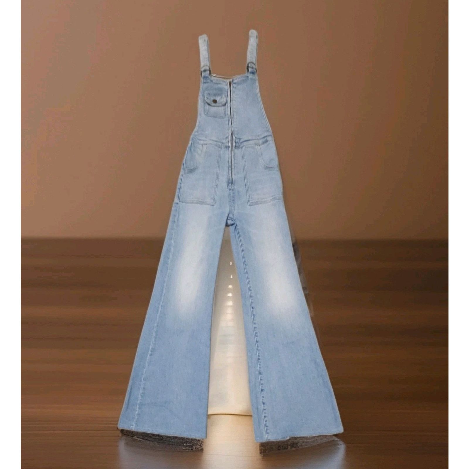 Other ROLLA'S HIGHWAY OVERALL HIGH WAIST FLARE DENIM DUNGAREES Size 25" / US 0 / IT 36 - 1 Thumbnail