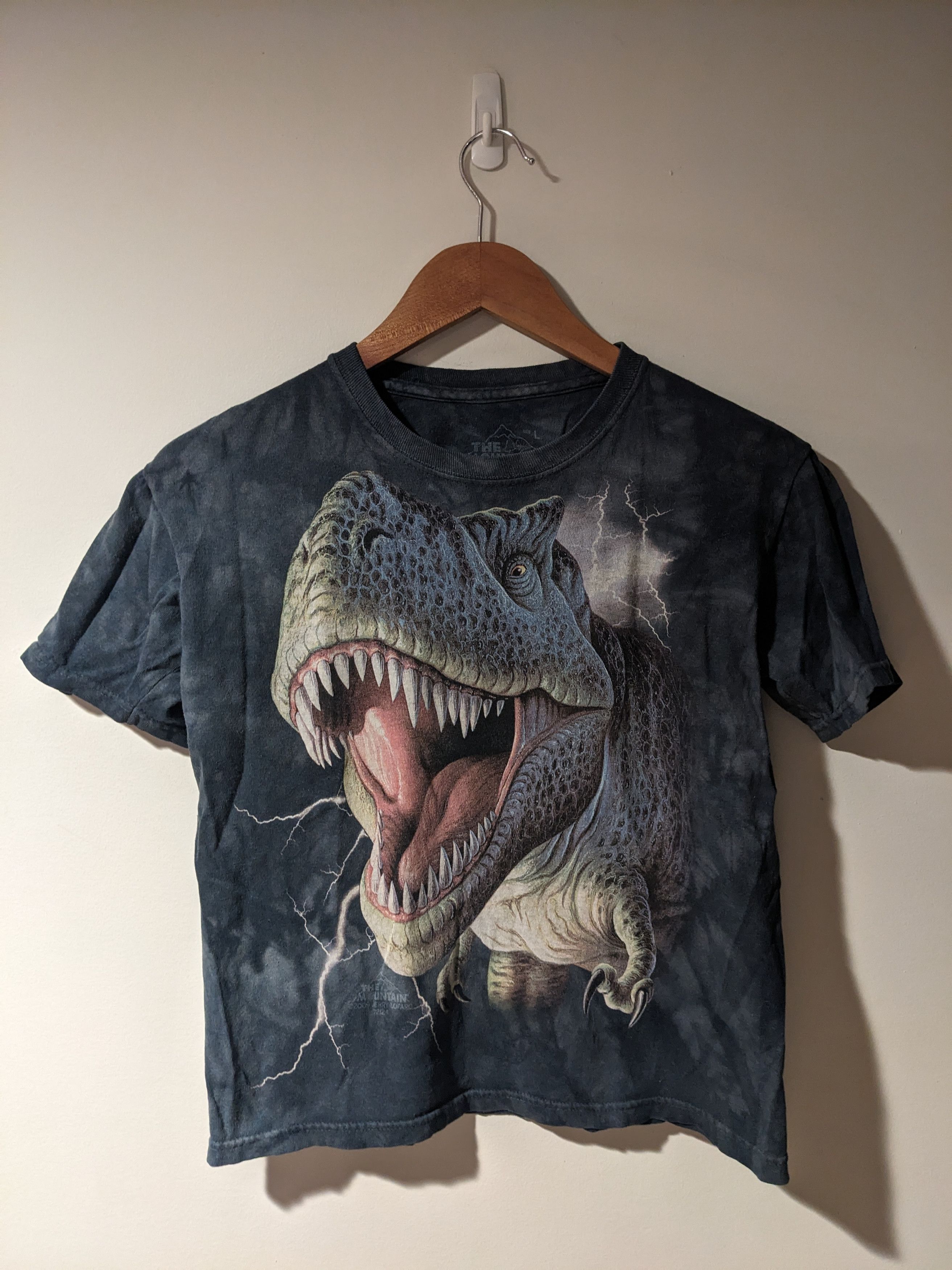 The Mountain Vintage 2009 The Mountain Dinosaur Lighting Kids T-Shirt Size US L / EU 52-54 / 3 - 1 Thumbnail