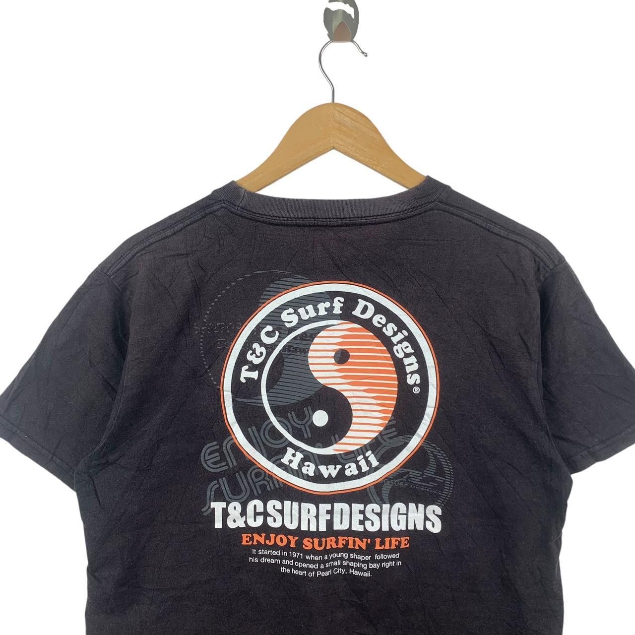 Vintage Vintage T&C SURF DESIGNS Hawaii Surfing Live Tee Shirt Size US M / EU 48-50 / 2 - 6 Thumbnail