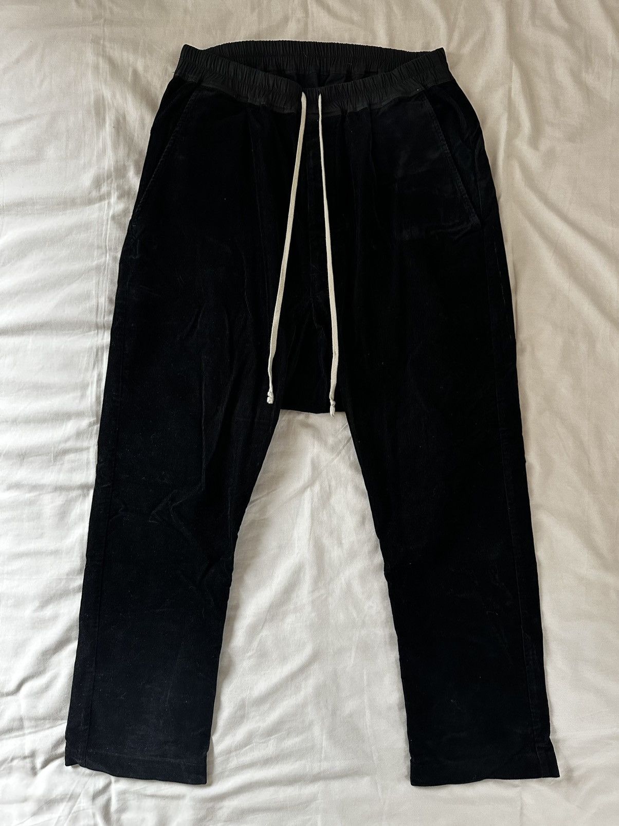 Rick Owens Rick Owens Corduroy Drawstring Pants Size US 36 / EU 52 - 1 Thumbnail