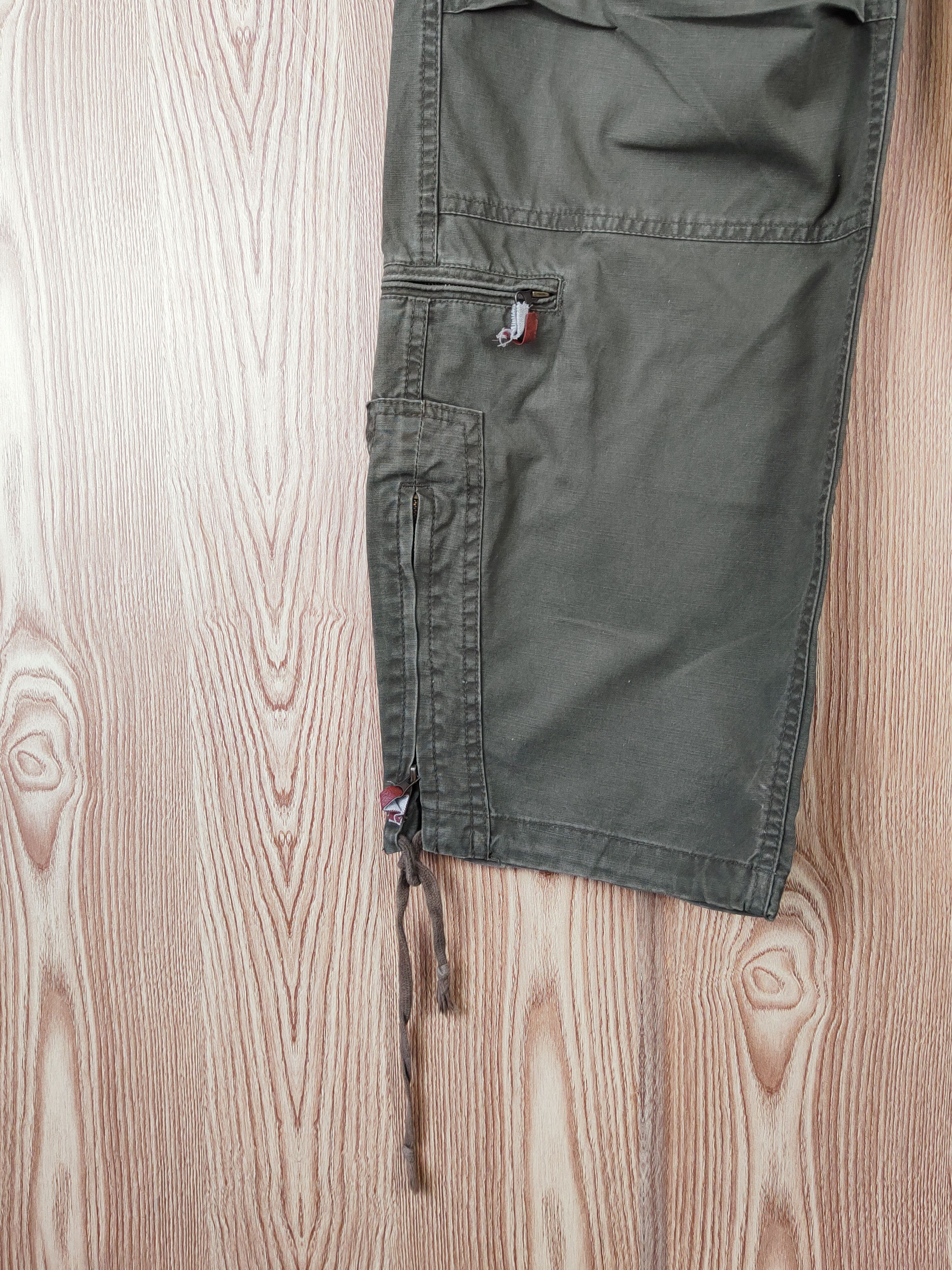 Global Work × Vintage Vintage Global Work Olive Multi Tactical pocket Cargo Pants Size US 36 / EU 52 - 4 Thumbnail