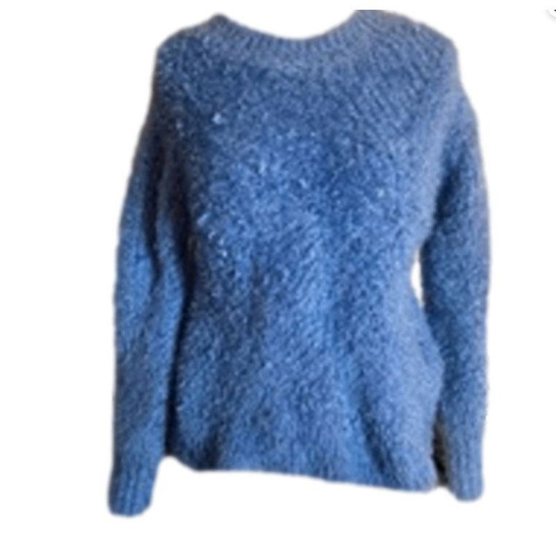 Other Cozy Fuzzy Blue Textured Sweater Aqua Size XS Size XS / US 0-2 / IT 36-38 - 2 Thumbnail