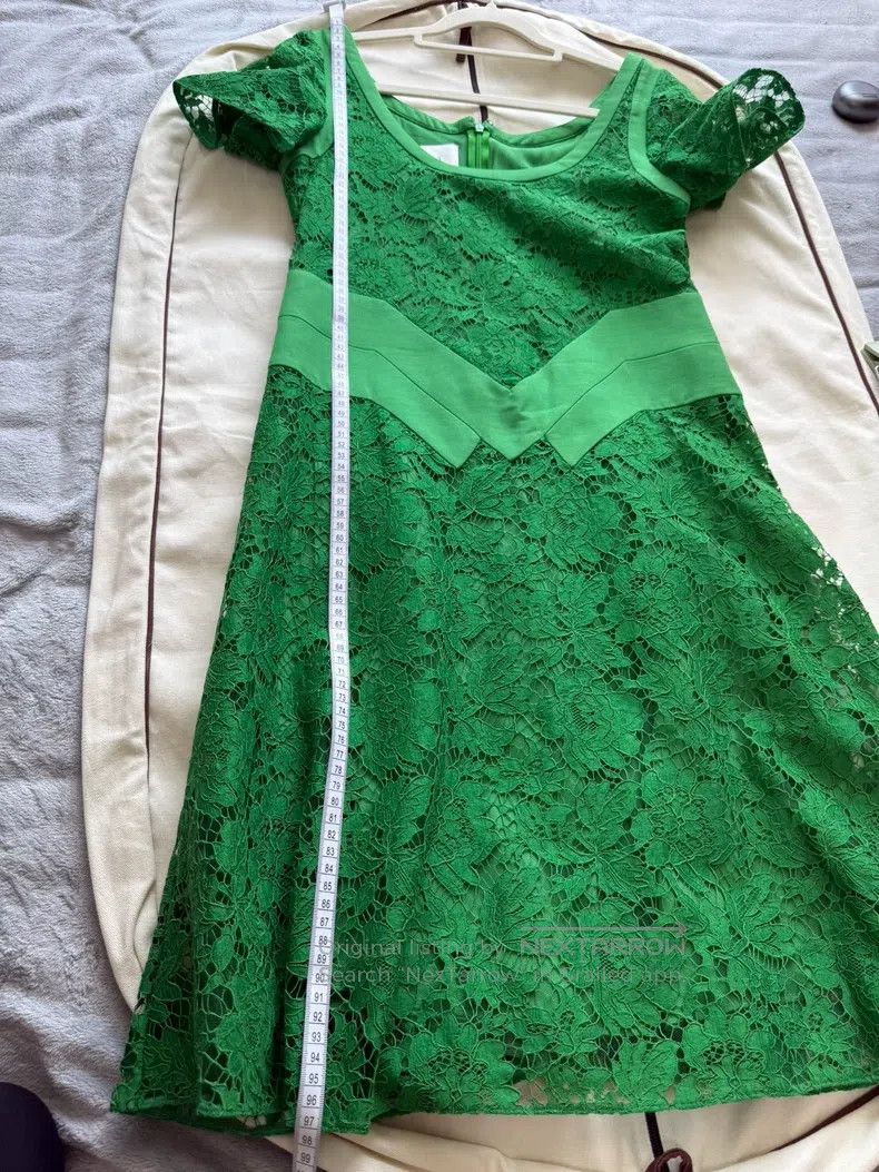 Valentino Valentino Wool shirt patchwork lace dress Size S / US 4 / IT 40 - 8 Thumbnail