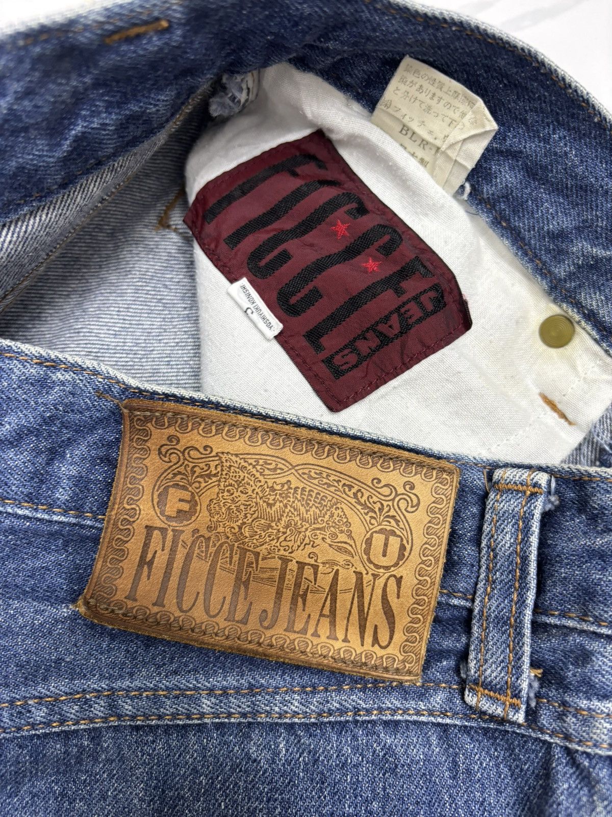 Yoshiyuki Konishi Yoshiyuki Konishi Ficce Uomo Wide Straight Leg Denim Jeans Size US 32 / EU 48 - 12 Thumbnail