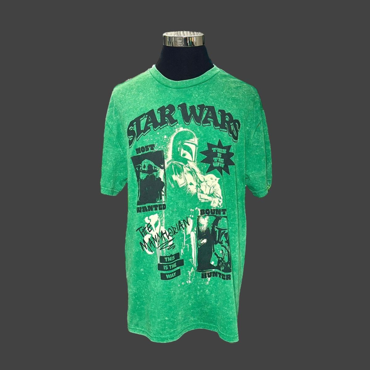 Star Wars Star Wars The Mandalorian Men’s Green Graphic T-Shirt Sz L Size US L / EU 52-54 / 3 - 2 Thumbnail