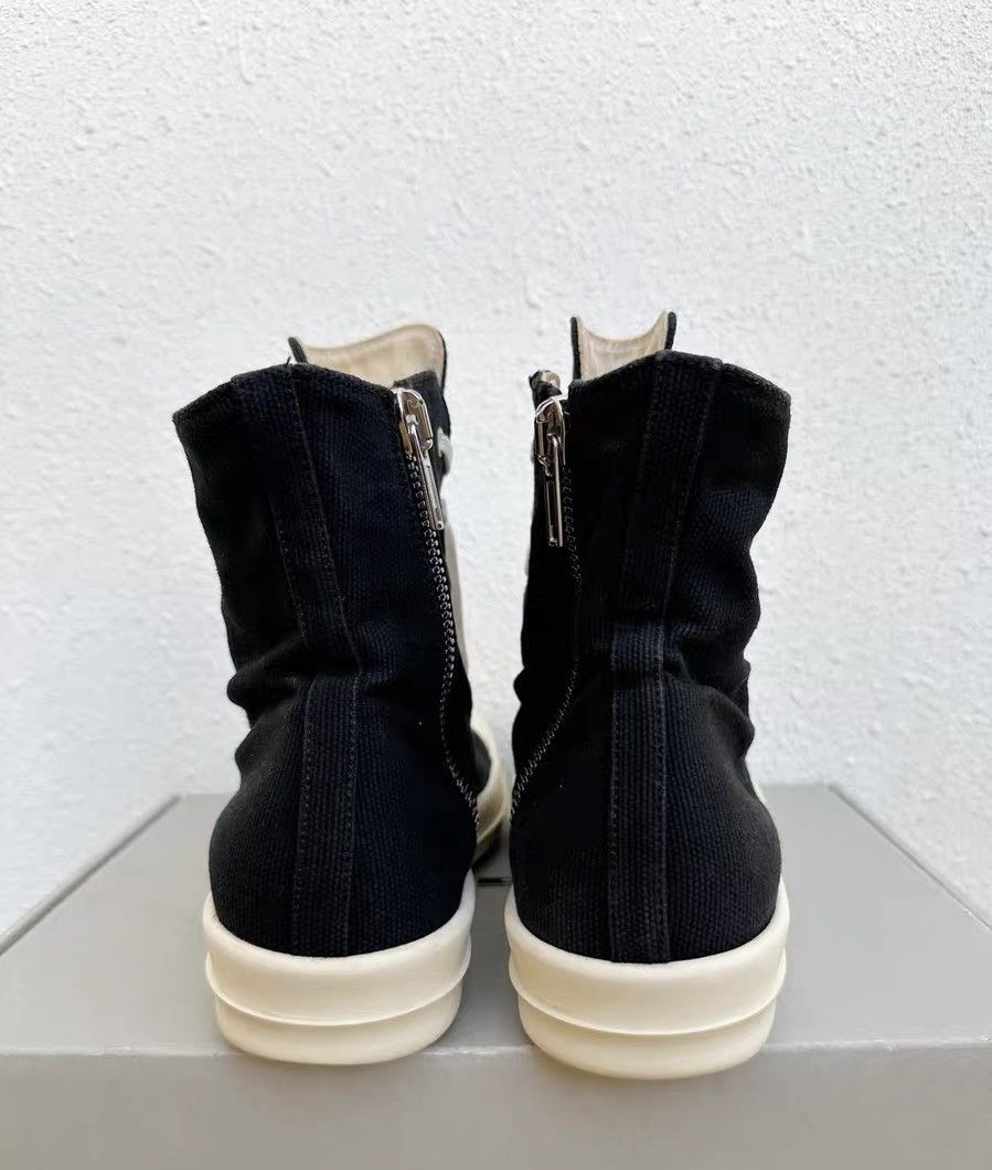 Rick Owens Rick Owens DRKSHDW black and white canvas sneakers Size US 8 / EU 41 - 6 Thumbnail