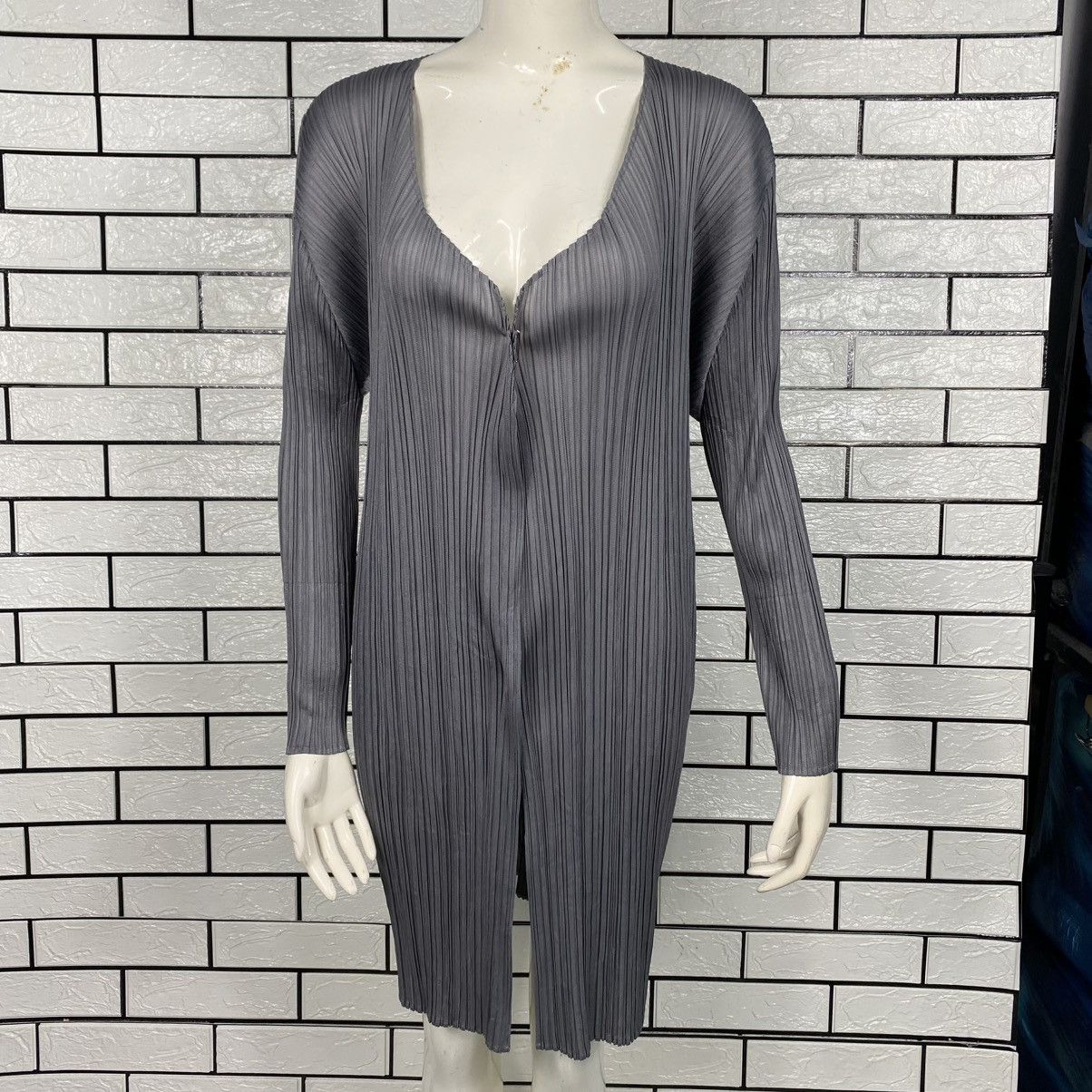 Pleats Please Issey Miyake 🔥Vintage Long Cardigan Jacket Pleats Please Issey Miyake Size M / US 6-8 / IT 42-44 - 1 Thumbnail