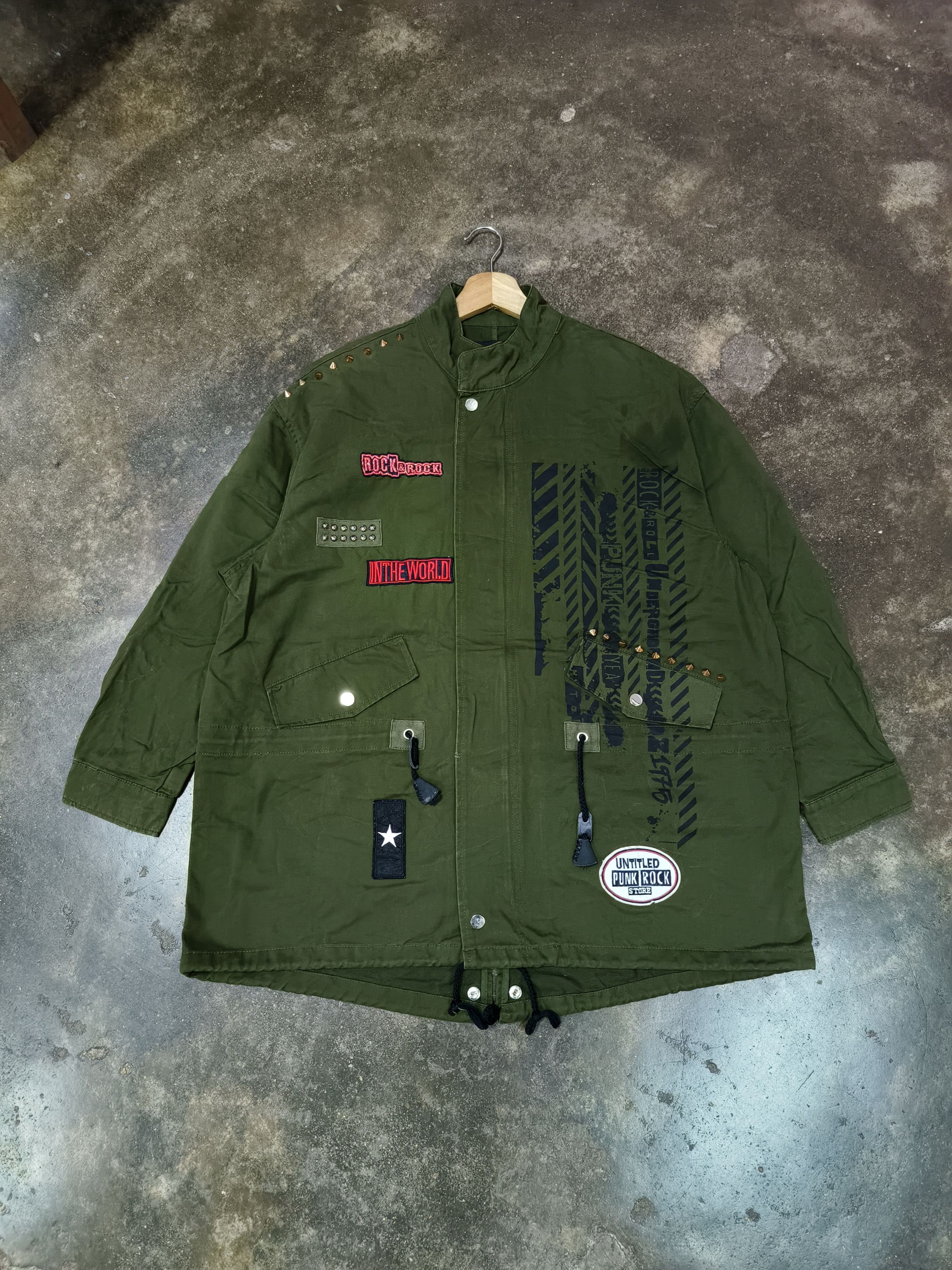 Zara ZARA WOMAN ROCK & ROCK L.B.G STYLE PARKA JACKET OVERSIZED Size L / US 10 / IT 46 - 2 Thumbnail