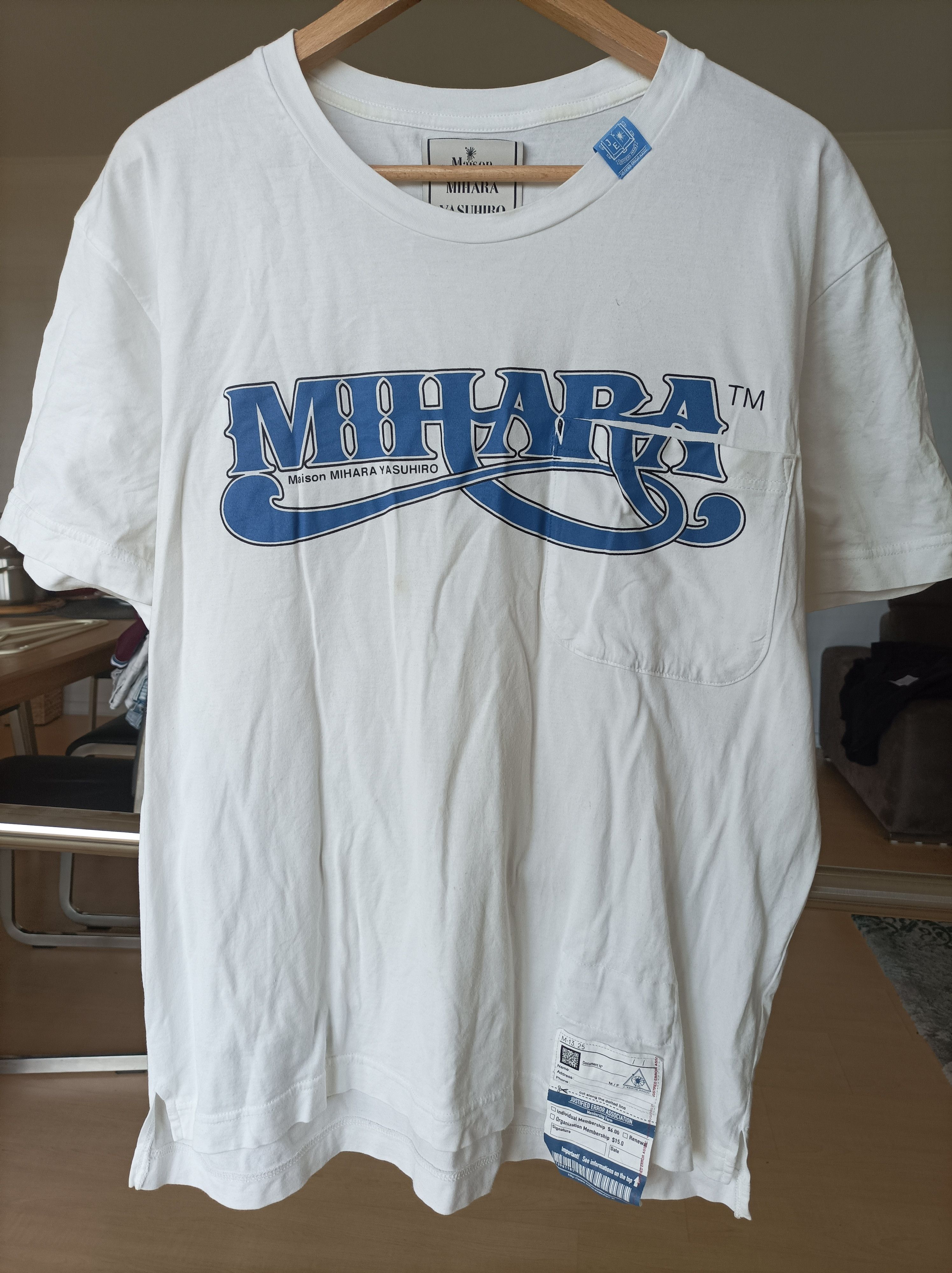 Tシャツ・カットソー MAISON MIHARA YASUHIRO MAISON MIHARA YASUHIRO Maison Mihara Maison MIHARA YASUHIRO cotton t-shirt Distressed Tee black