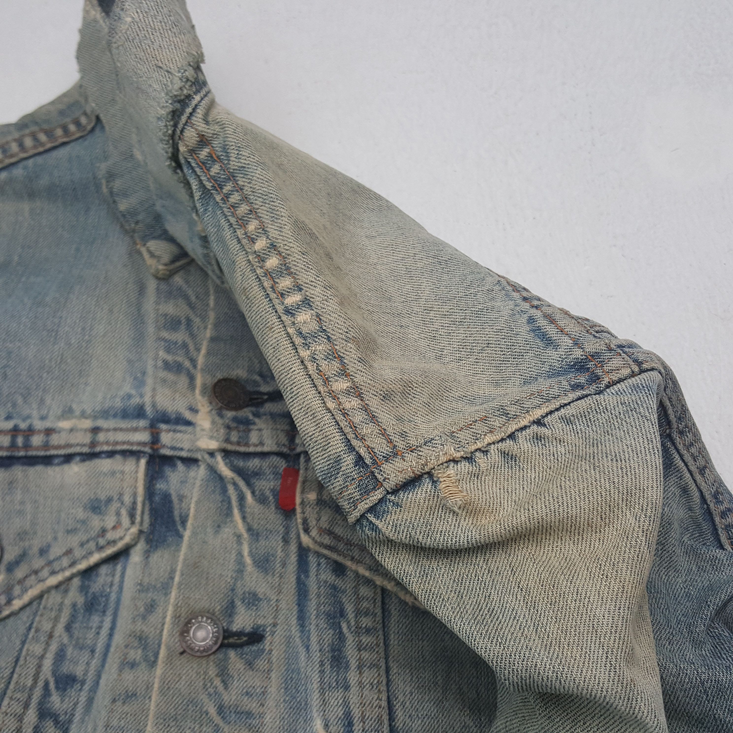 Levi's Vintage Levi's Bikers Denim Jacket Size US XS / EU 42 / 0 - 8 Thumbnail