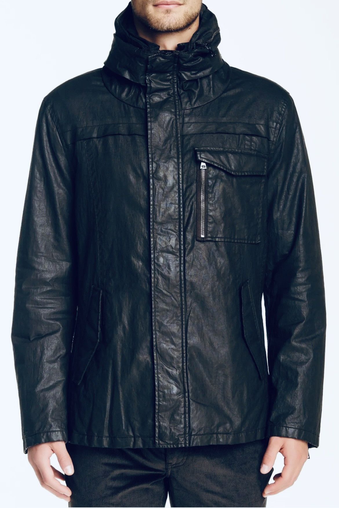 John Varvatos Coated linen jacket. 48 Size US M / EU 48-50 / 2 - 2 Thumbnail