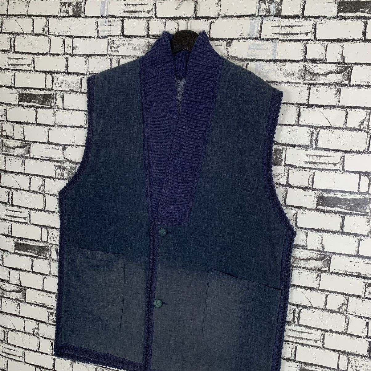 Japanese Brand × Vintage Classic Script Noren Japanese Cotton Quilting Coat Size US M / EU 48-50 / 2 - 2 Thumbnail
