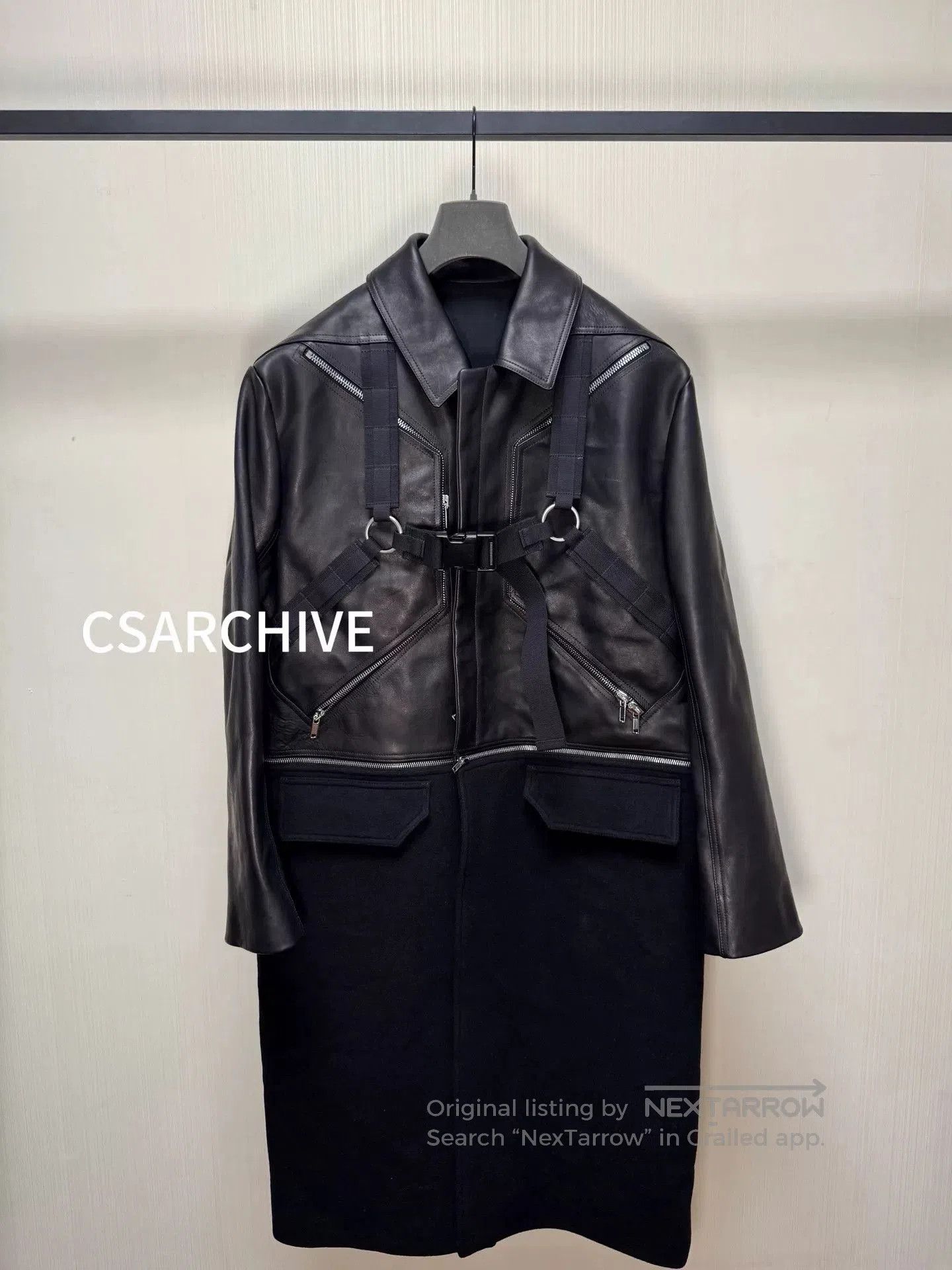 Rick Owens Rick Owens 25FW Blixa Max Leather Coat. Size US M / EU 48-50 / 2 - 1 Thumbnail