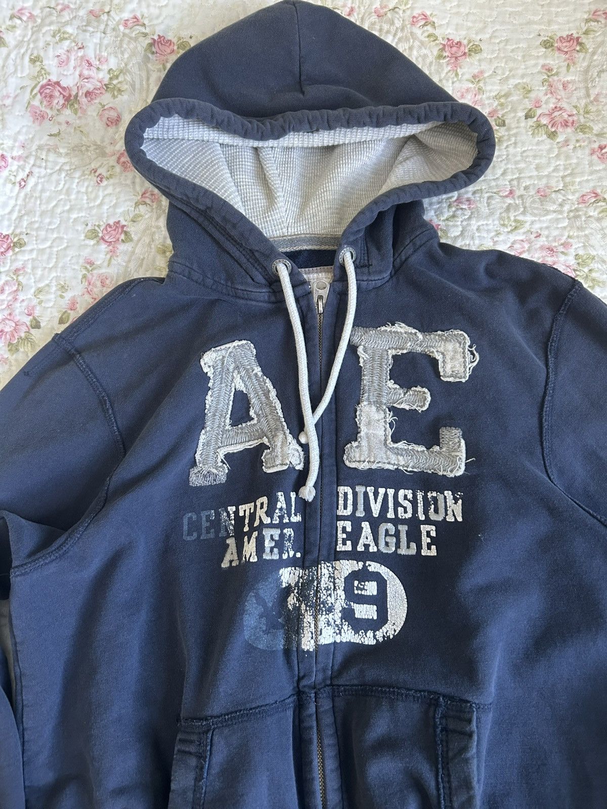 American Eagle Outfitters Navy Blue American Eagle Outfitters Zip Up Size US L / EU 52-54 / 3 - 2 Thumbnail