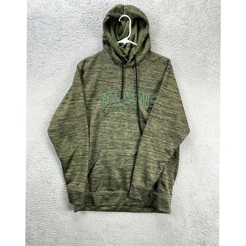 Vintage Basix Of America Yellowstone National Park Hoodie Sweatshirt Men Size US M / EU 48-50 / 2 - 3 Thumbnail