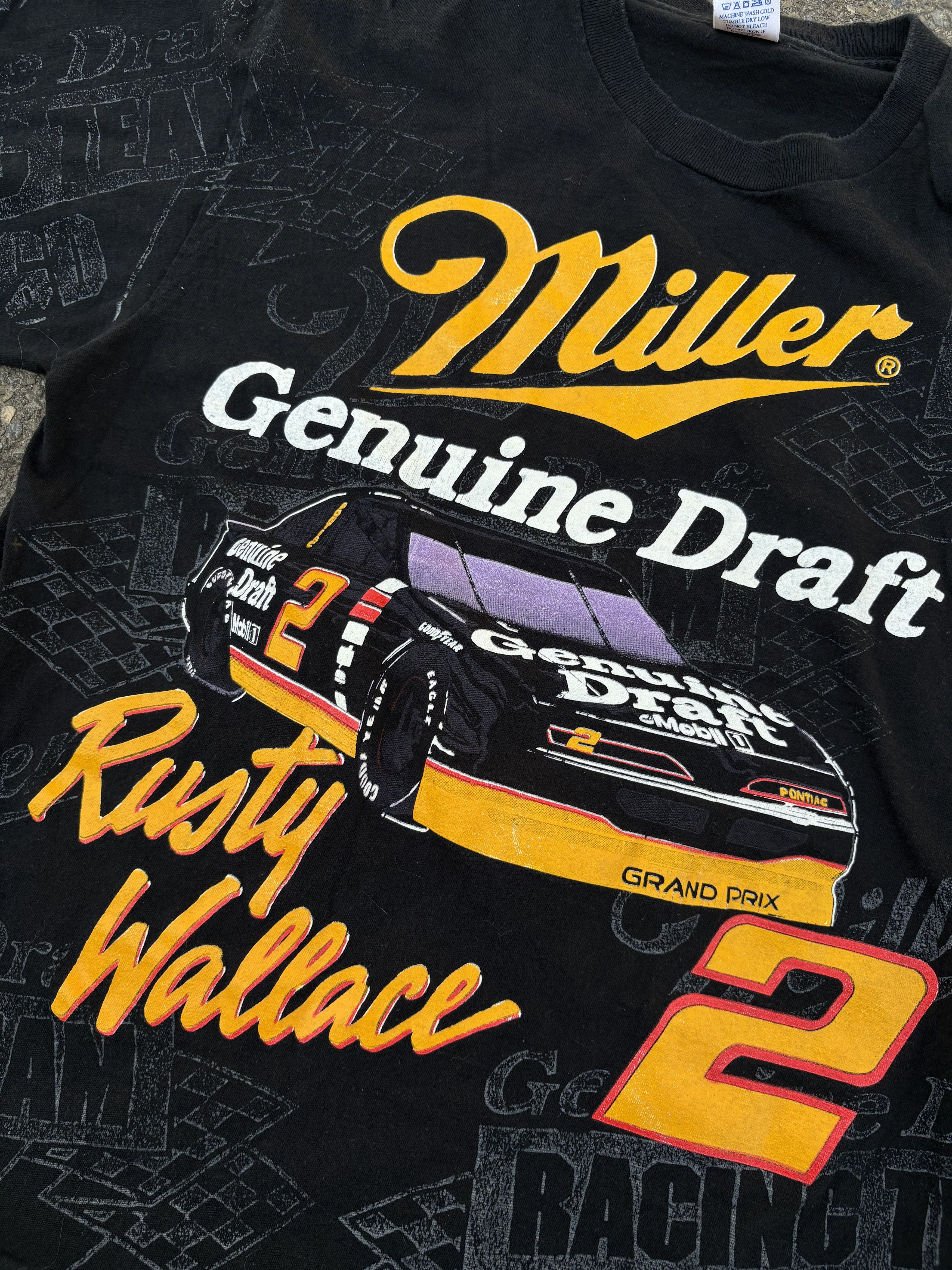 NASCAR × Vintage Vintage Rusty Wallace Tee XXL 90s NASCAR Racing Promo Size US XL / EU 56 / 4 - 3 Thumbnail