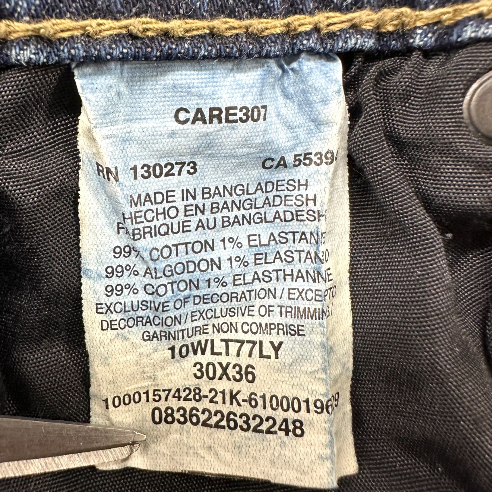 Wrangler Wrangler Retro Jeans Mens 30x29 Blue Medium Wash Slim Bootcut Stretch Denim 5-Pocket Regular Fit USA Cowboy Jeans Size US 30 / EU 46 - 4 Thumbnail