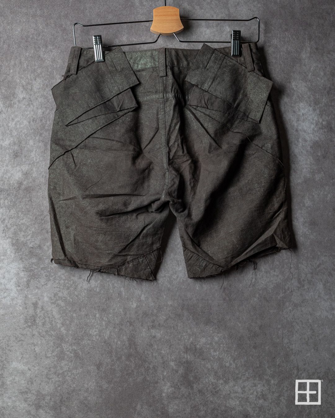 Issey Miyake Issey Miyake Distressed Patchwork Shorts Size US 30 / EU 46 - 2 Thumbnail