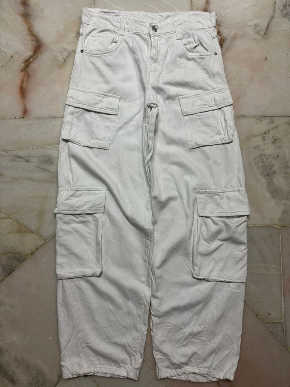 ZARA BAGGY BALLON CARGO MULTIPOCKET TRAVIS SCOTT STYLE