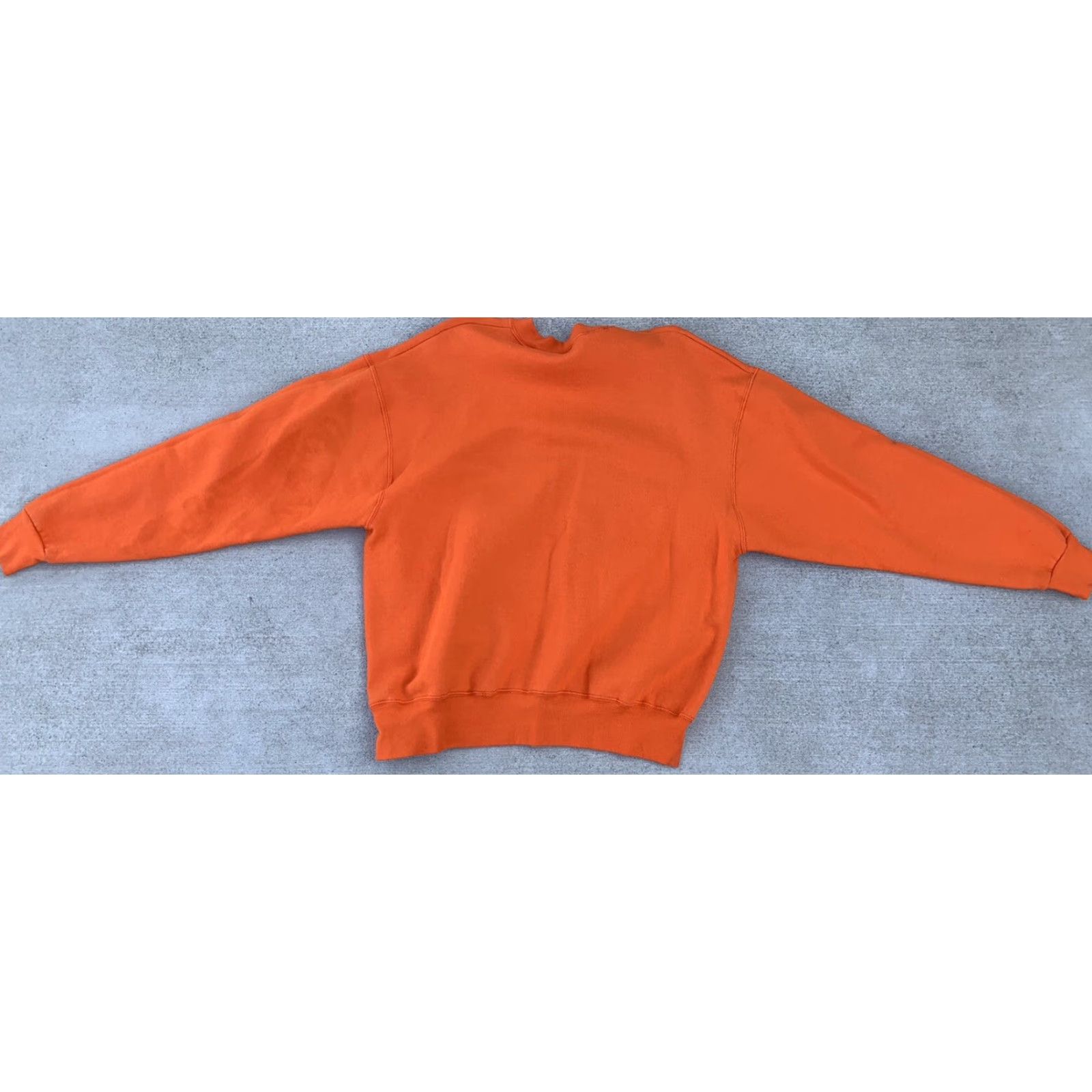 Fruit Of The Loom VINTAGE Fruit of the Loom Sweatshirt Halloween Witch Pumpkins 90s Graphic Print Pullover Long Sleeve Orange XL Unisex Adults Size US XL / EU 56 / 4 - 6 Thumbnail
