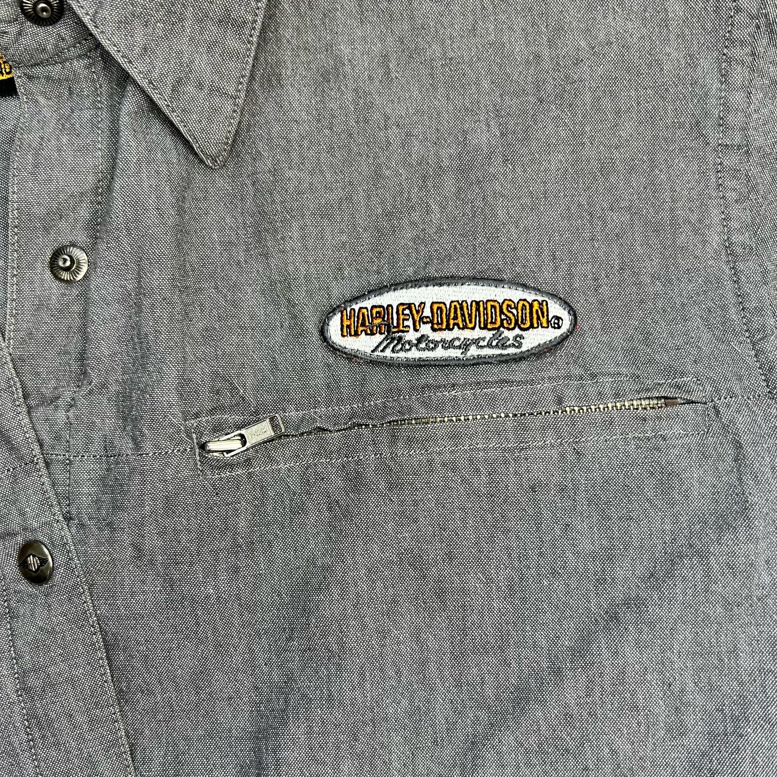 Harley Davidson Harley Davidson Collared Shirt Long Sleeve 100% Cotton Small Size S / US 4 / IT 40 - 9 Thumbnail