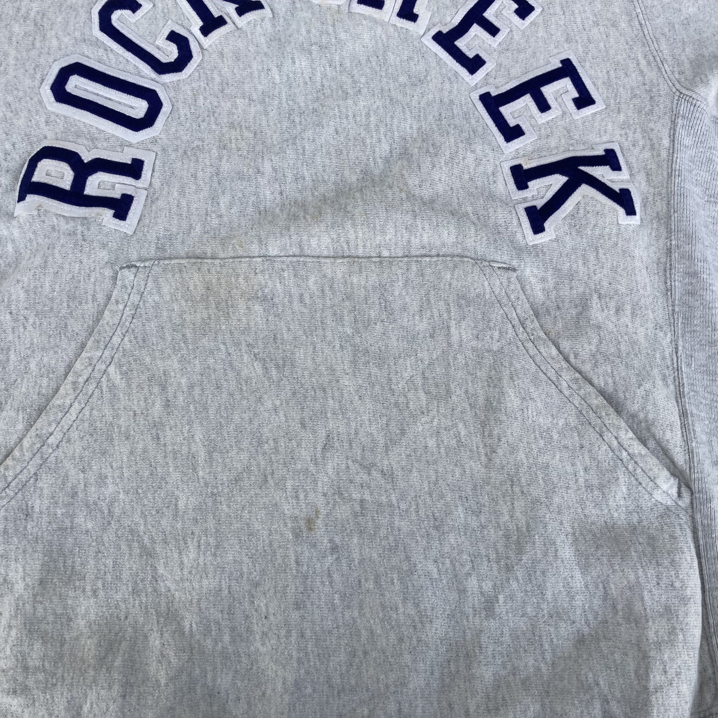 Vintage Vtg Rock Creek Hooded Reverse Weave Sweatshirt Size US M / EU 48-50 / 2 - 7 Thumbnail